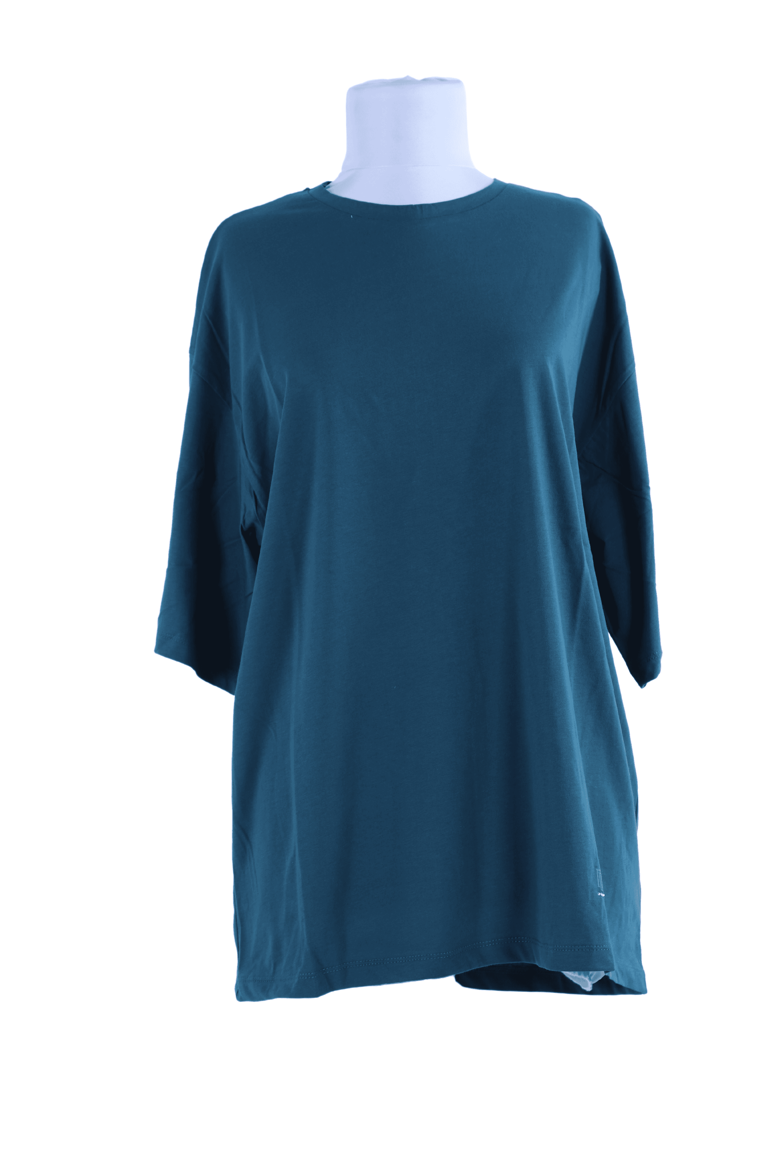 2096_Kısa Kollu Oversize Basic T-shirt
