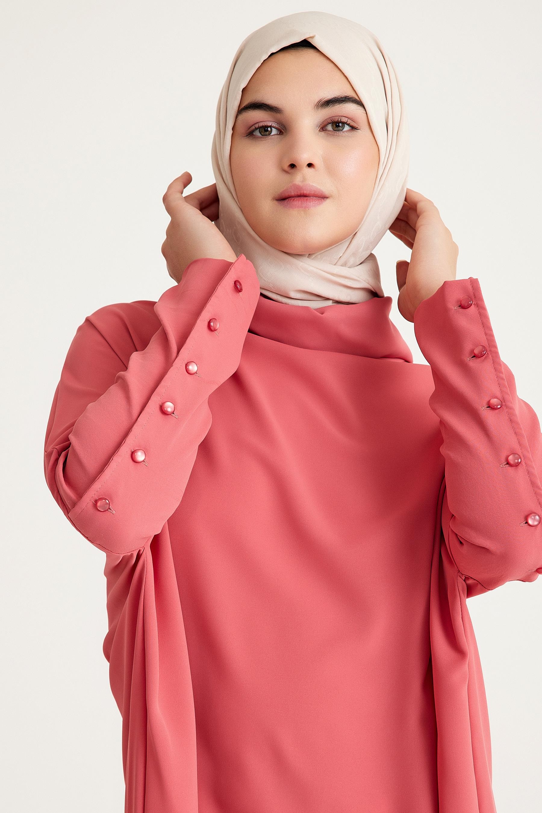 2239_Oversize Dokuma Tunik Standart Beden
