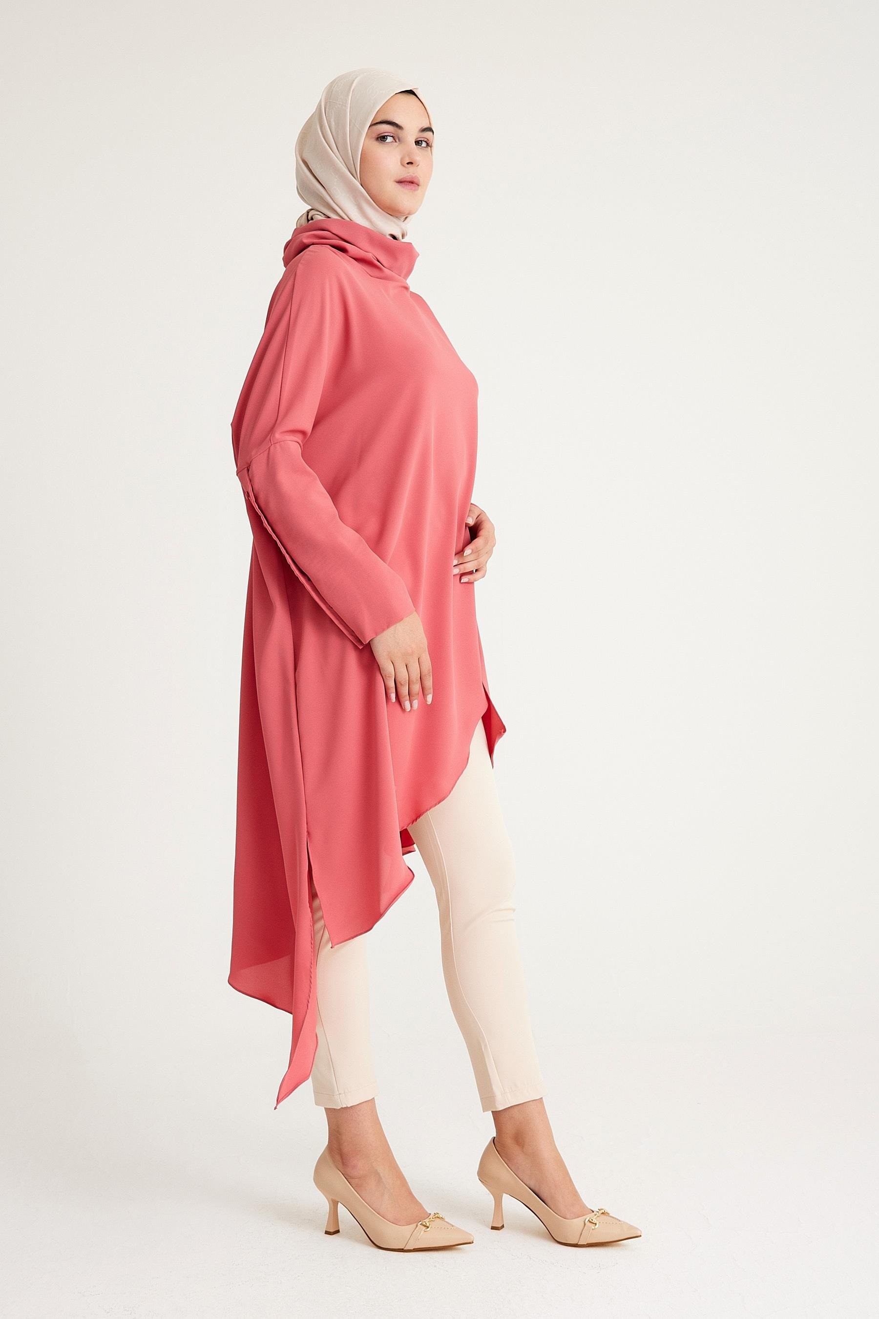 2239_Oversize Dokuma Tunik Standart Beden