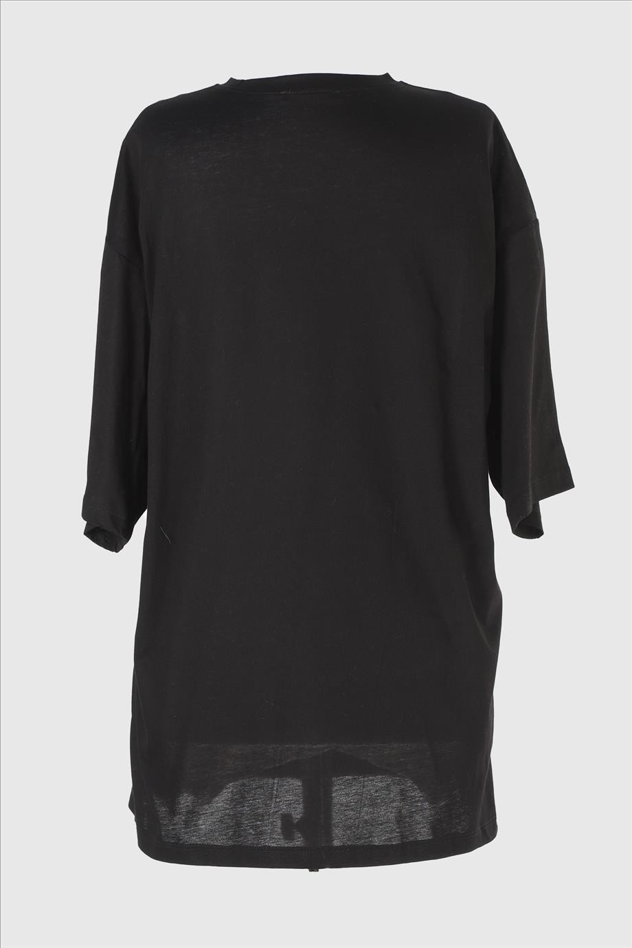 2096_Kısa Kollu Oversize Basic T-shirt