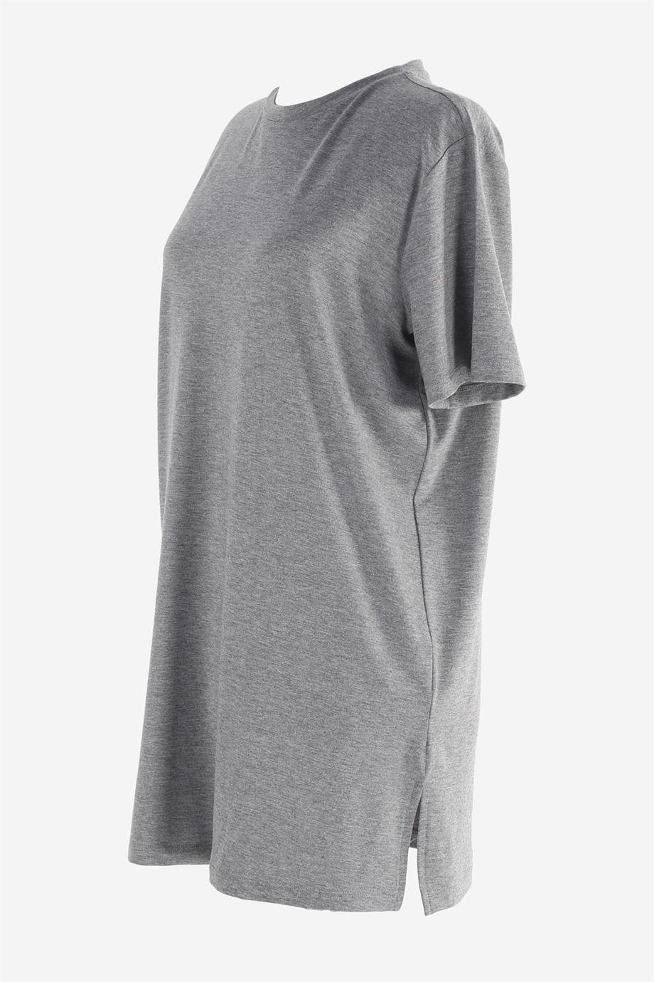 2026_Kısa Kollu Yırtmaçlı T-shirt