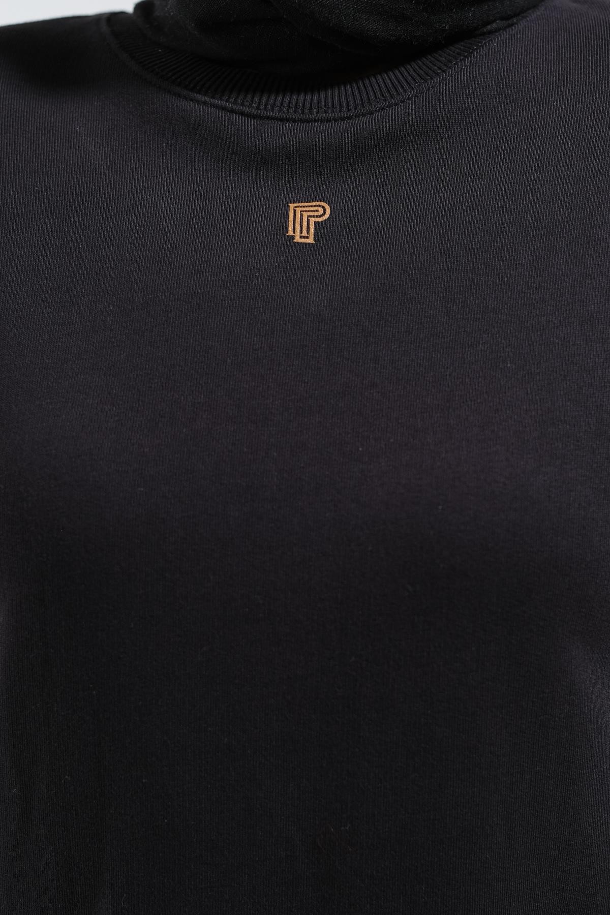 2225_Oversize Bisiklet Yakalı Sweatshirt