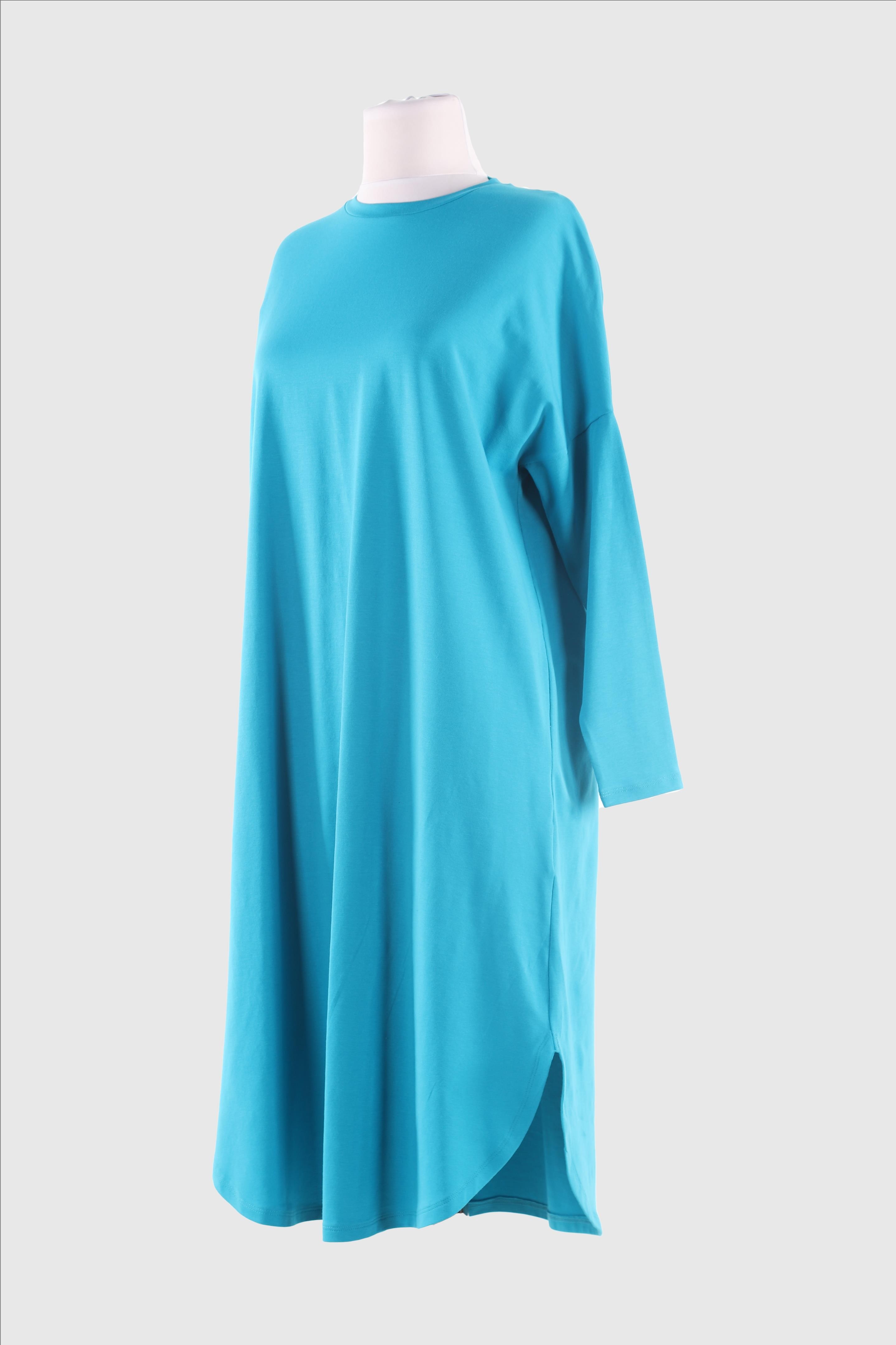 2224_Basic Uzun Kollu Tesettür Tunik
