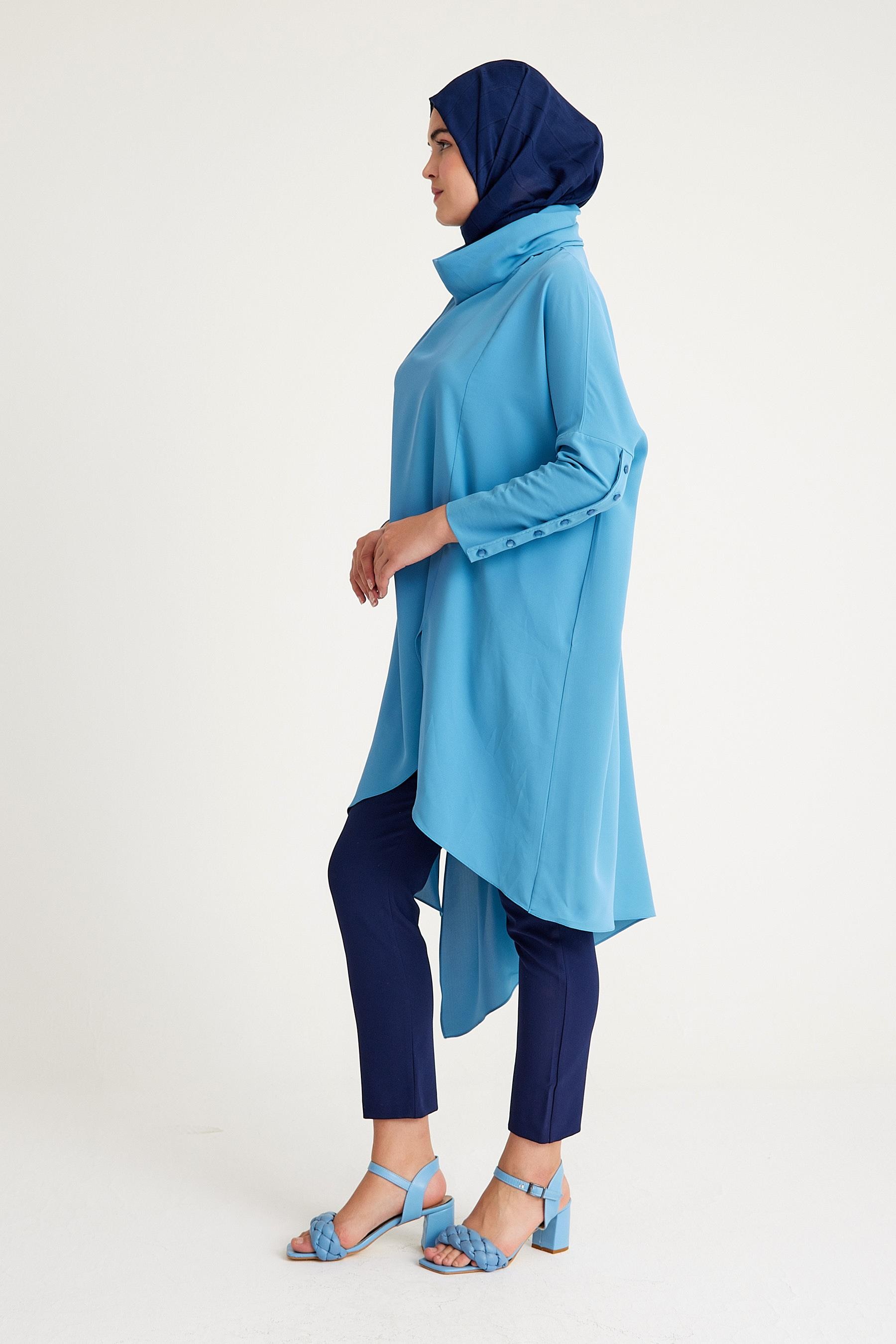 2239_Oversize Dokuma Tunik Standart Beden