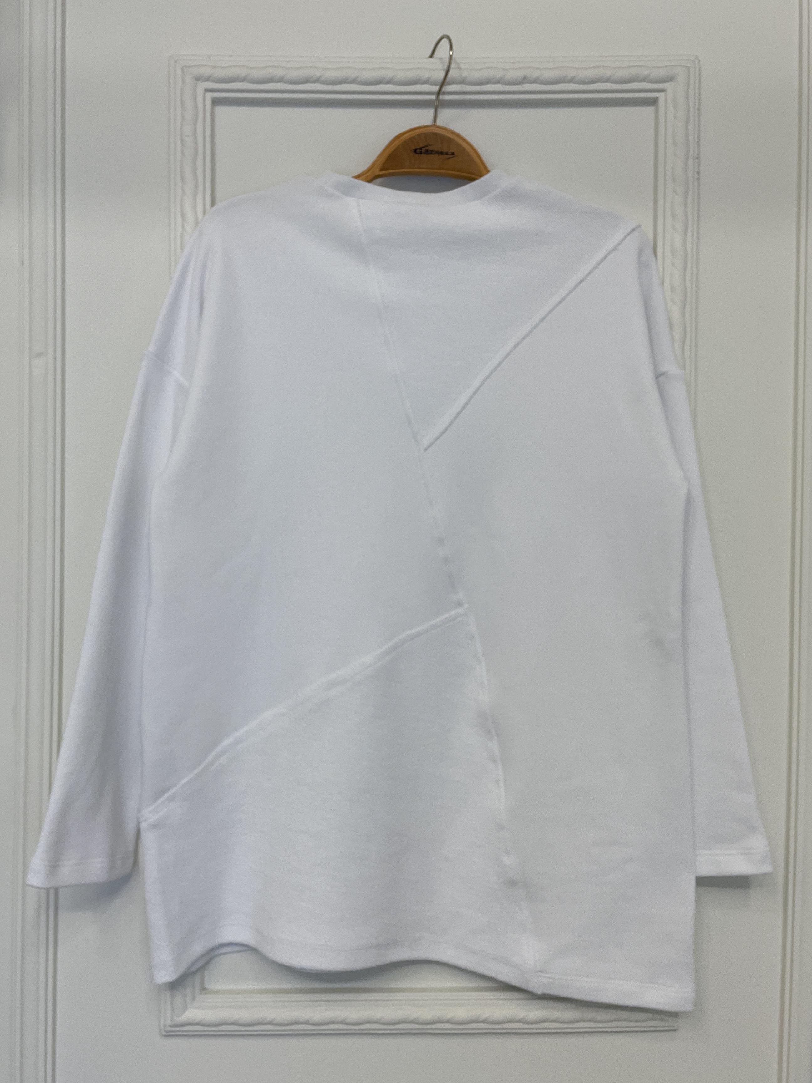 2228_Dikiş Detaylı Oversize Eşofman Tesettür Takım