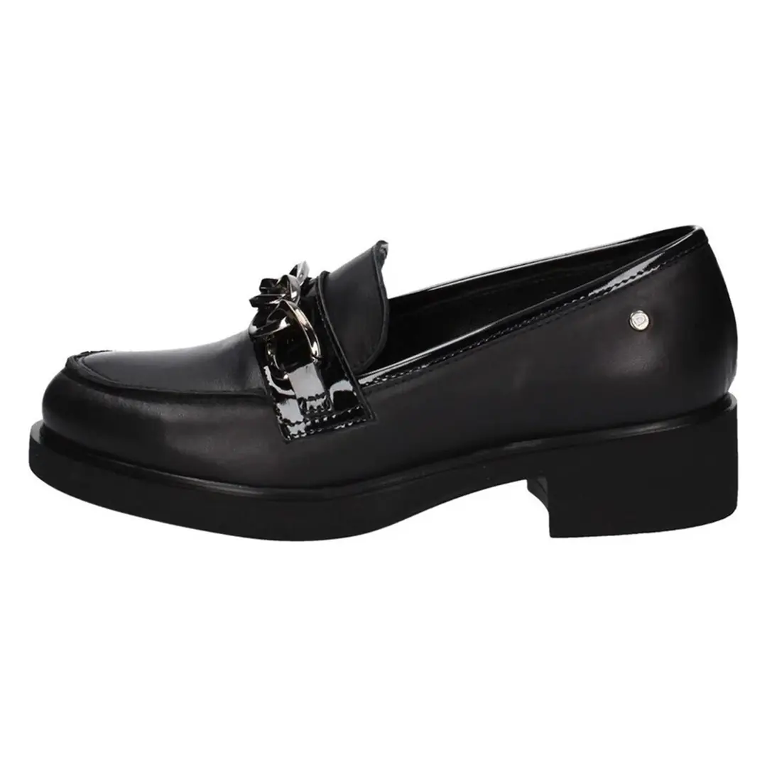 Donna Serena Kadın Tokalı Loafer - Siyah