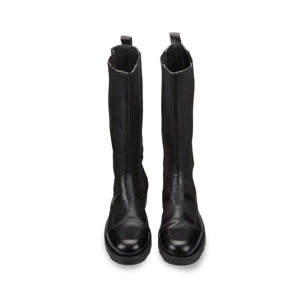 OXW002600 OXS FRANK 0026 BOOT D NYLON/LEATHER Black