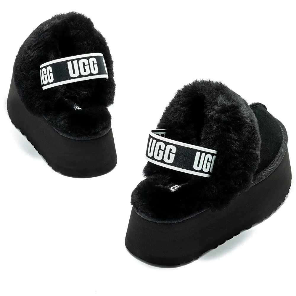 1113474 UGG W FUNKETTE BLACK (SIYAH) | Deriden