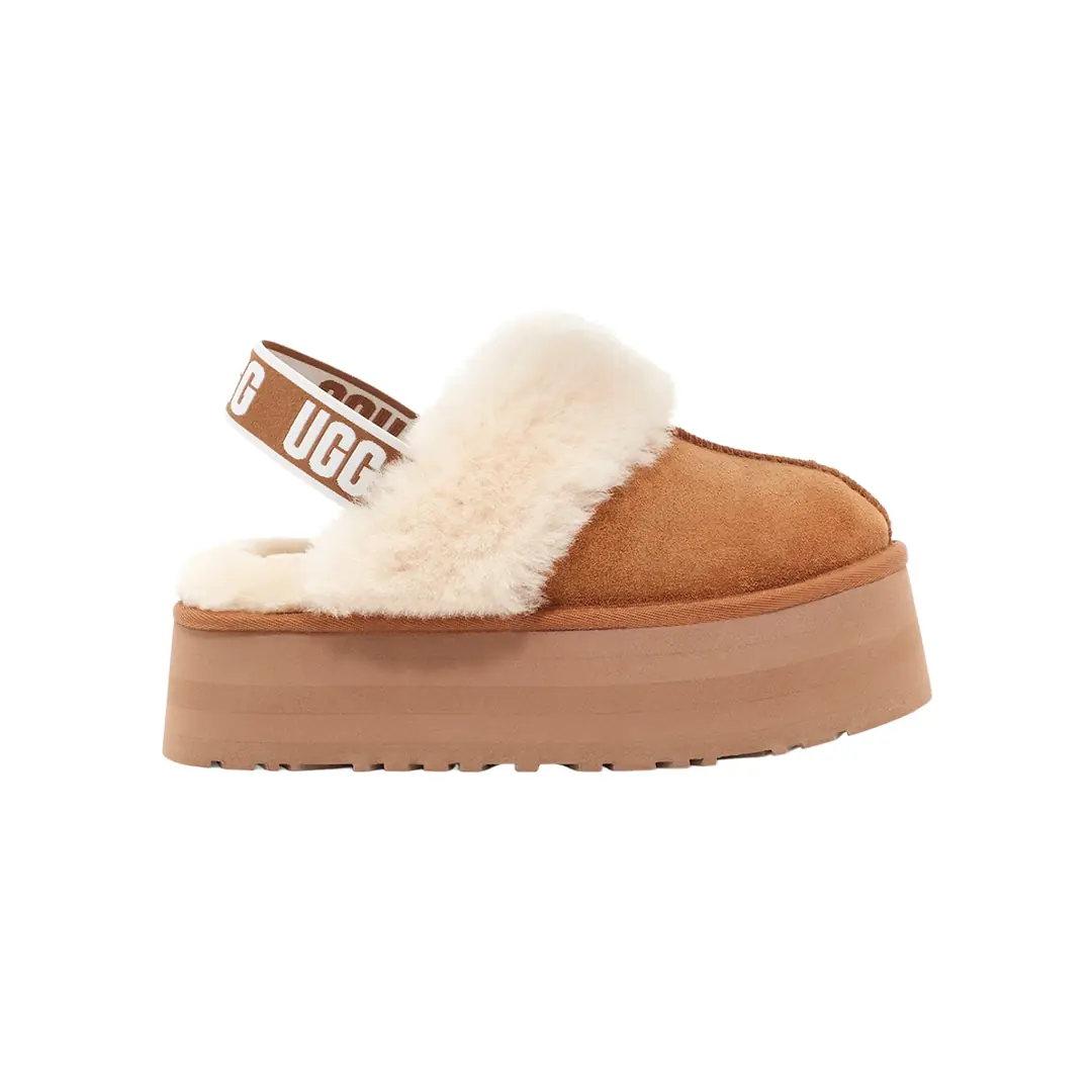 正規品 ugg w funkette ファンケット キャメル 24cm 厚底 crocs