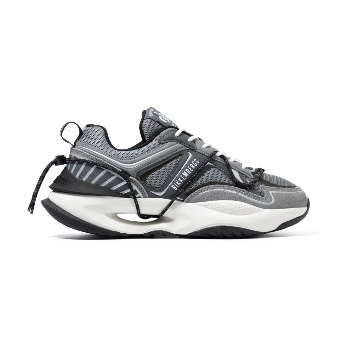 29214/CP F BKKU Bikkembergs SHOES Suede Grey/TECH Grey