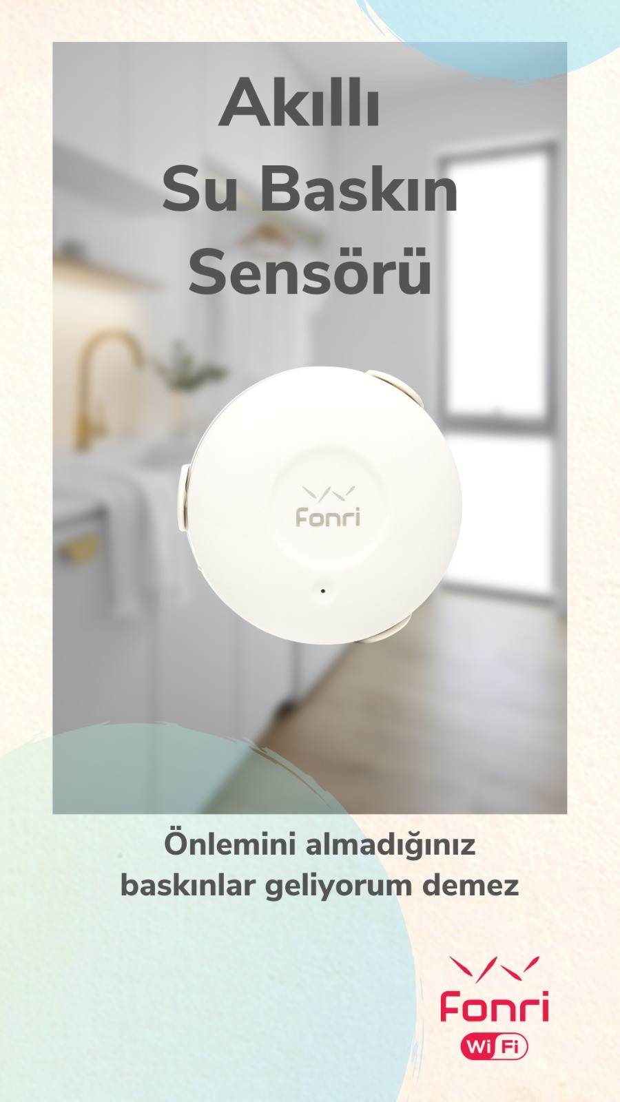 Fonri Wi-Fi Smart Flood Sensor