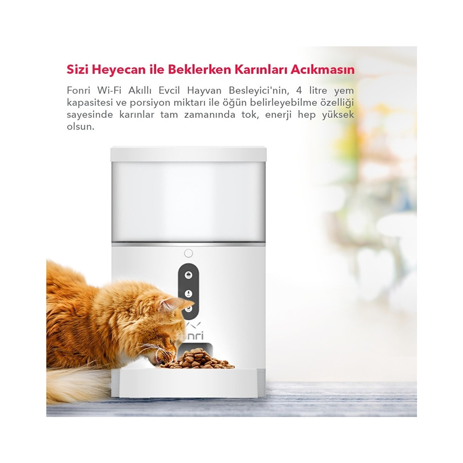 Fonri Wi-Fi Smart Pet Feeder