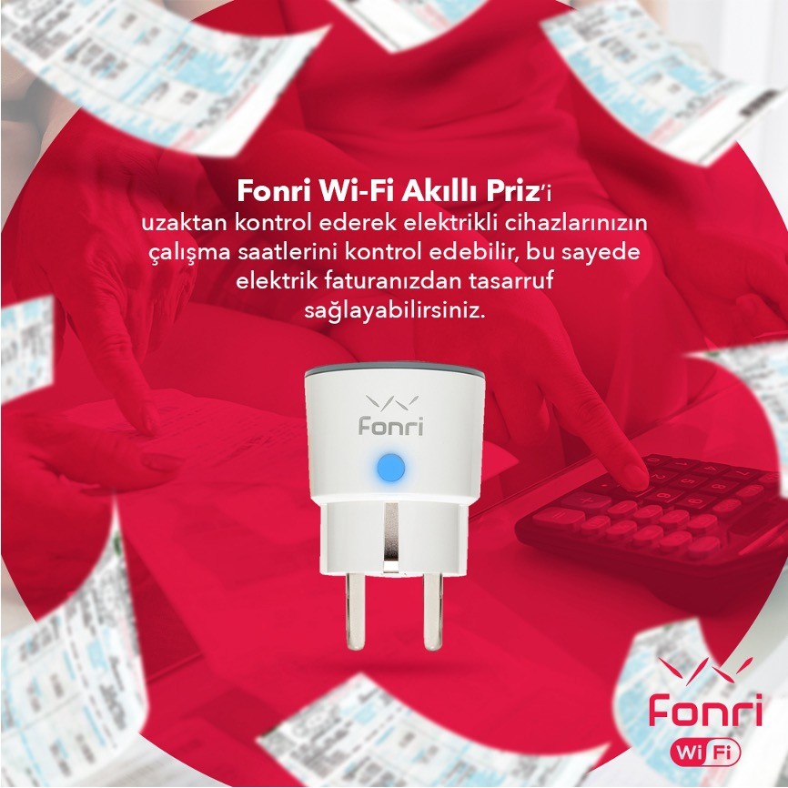 Fonri Wi-Fi Smart Plug (16 Amps)