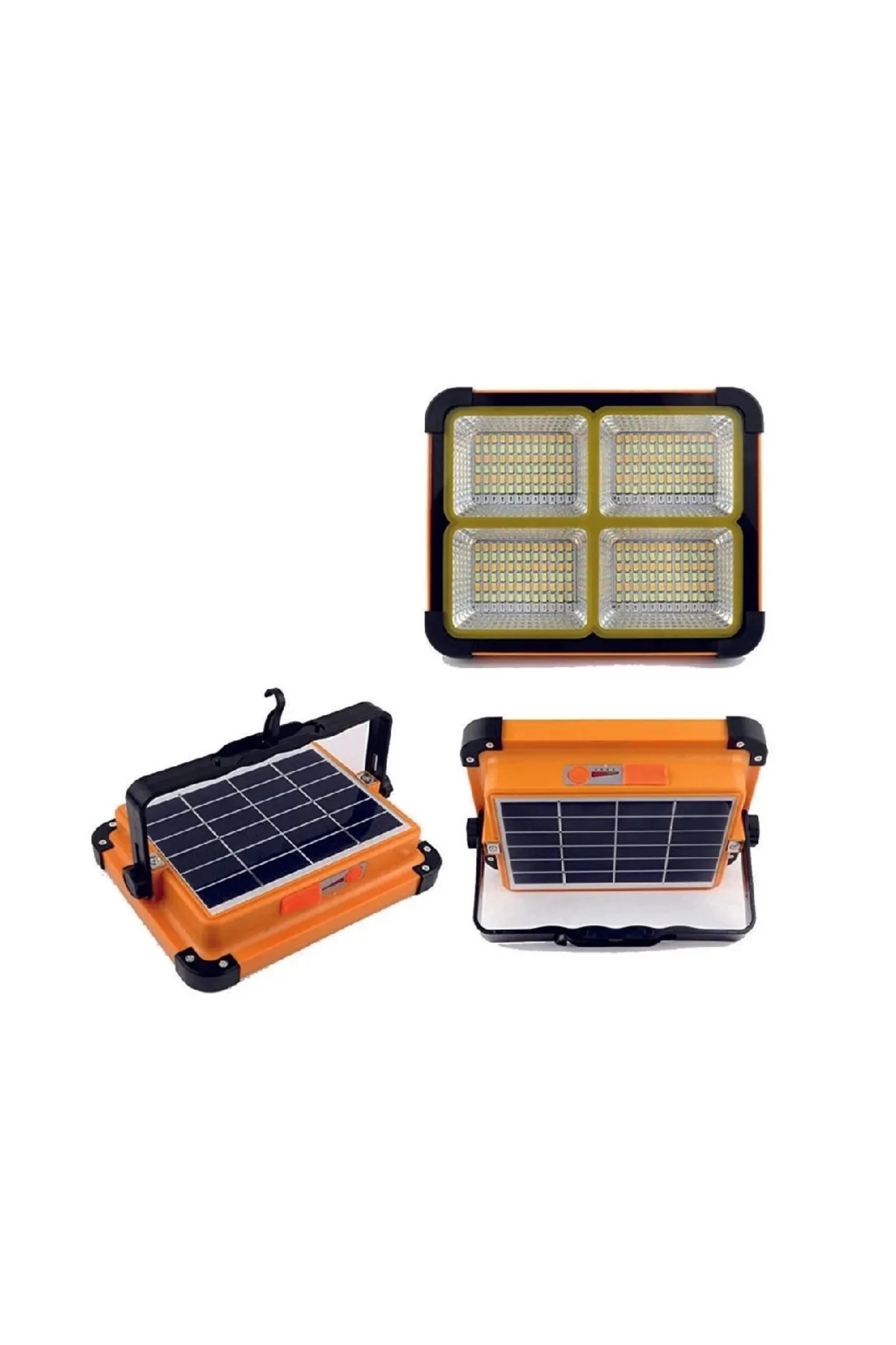 HOROZ ELEKTRİK Turbo 200 Watt Solar Projektör - 3 Işık Renkli (Beyaz + Ilık Beyaz + Gün Işığı)