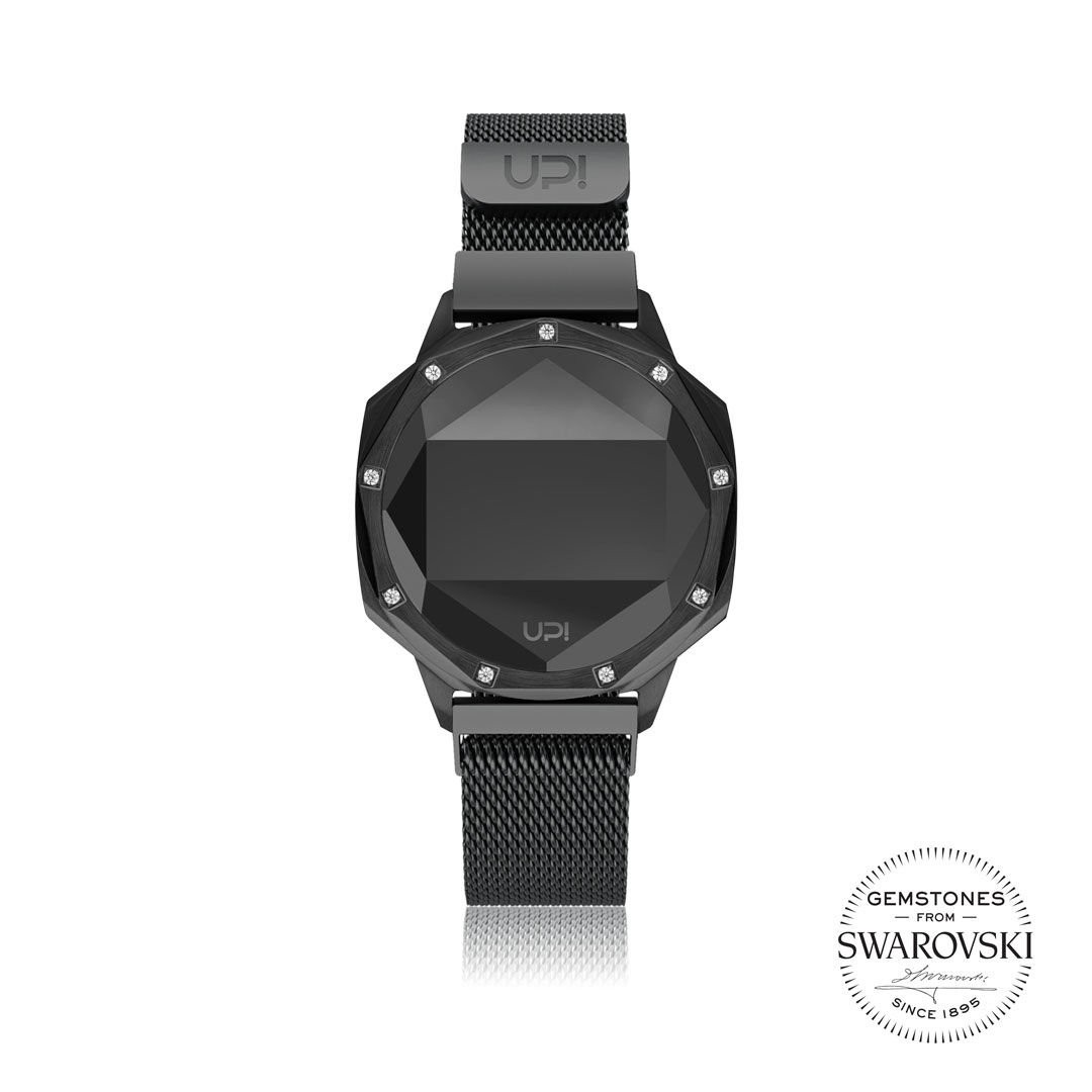 UPWATCH ICONIC BLACK SET WITH SWAN TOPAZ LOOP BAND + 1748