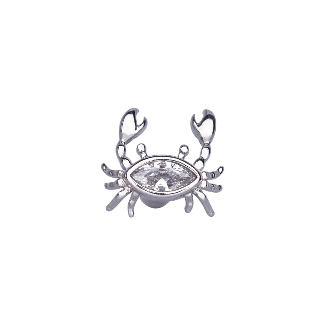 Nur Silver Yengeç Tragus Gümüş Küpe NUR-KP00024