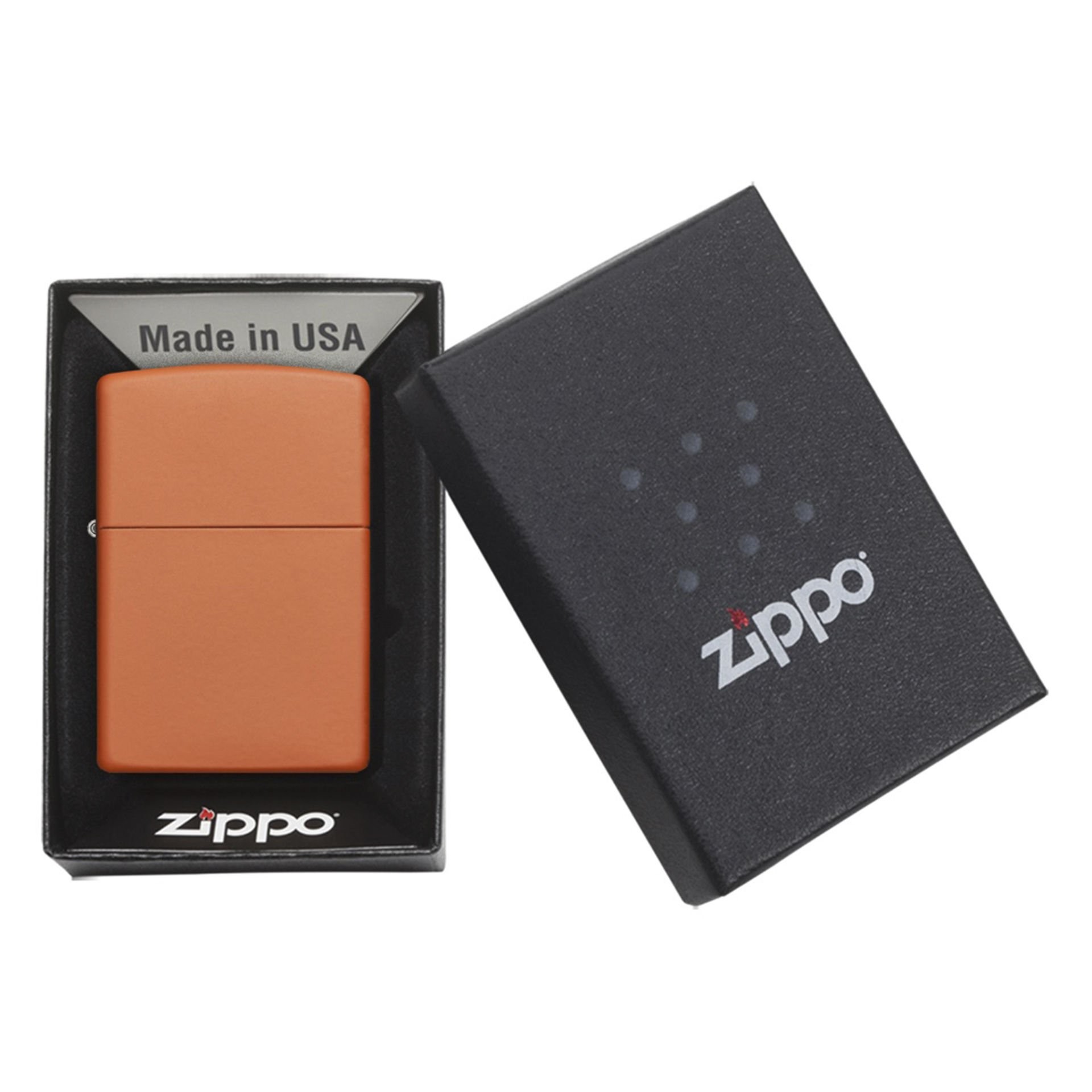 Zippo Regular Orange Matte Çakmak 231-000219