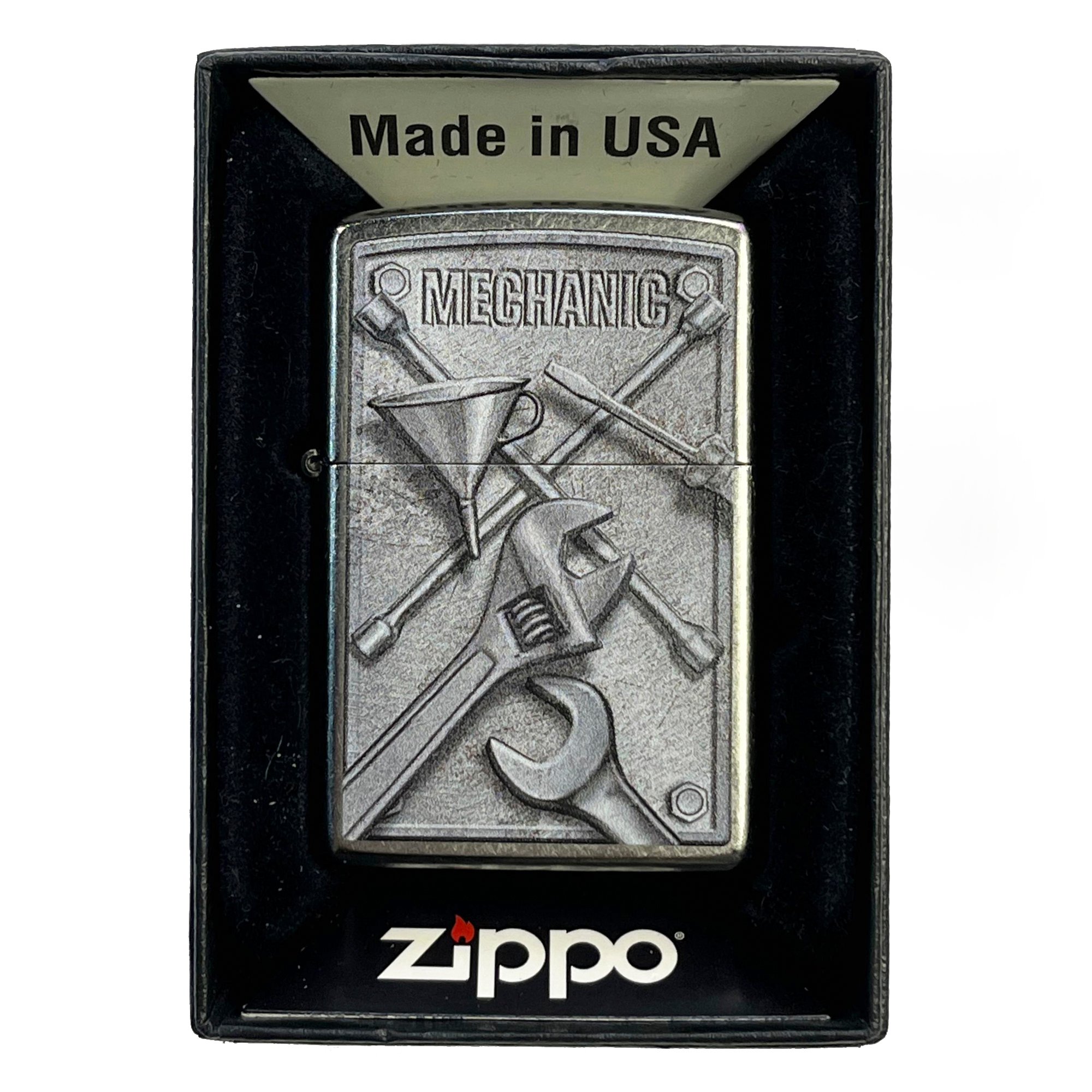 Zippo Çakmak Mechanic 49007-00071-MODEL18