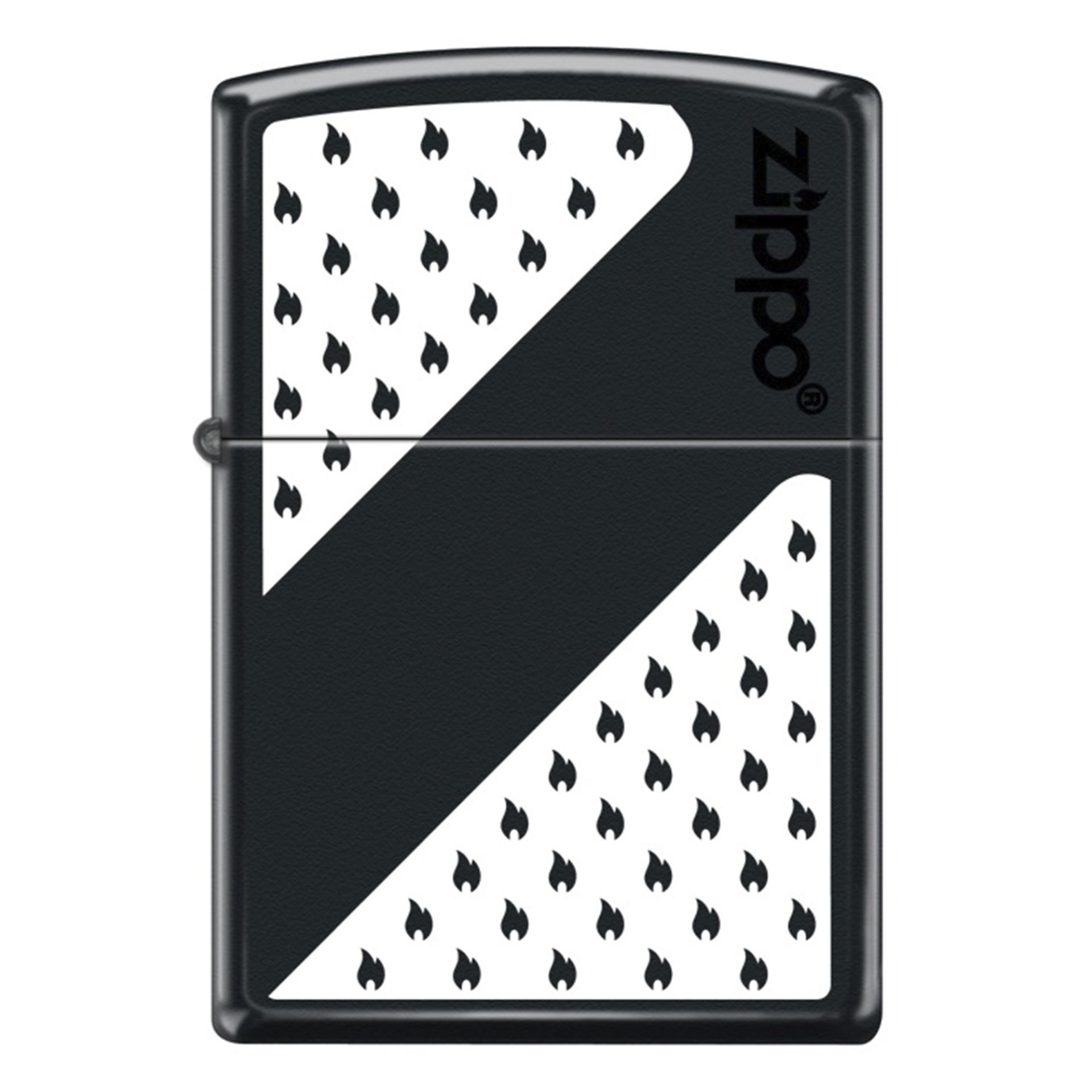 Zippo Black And White Design Çakmak 218-069482