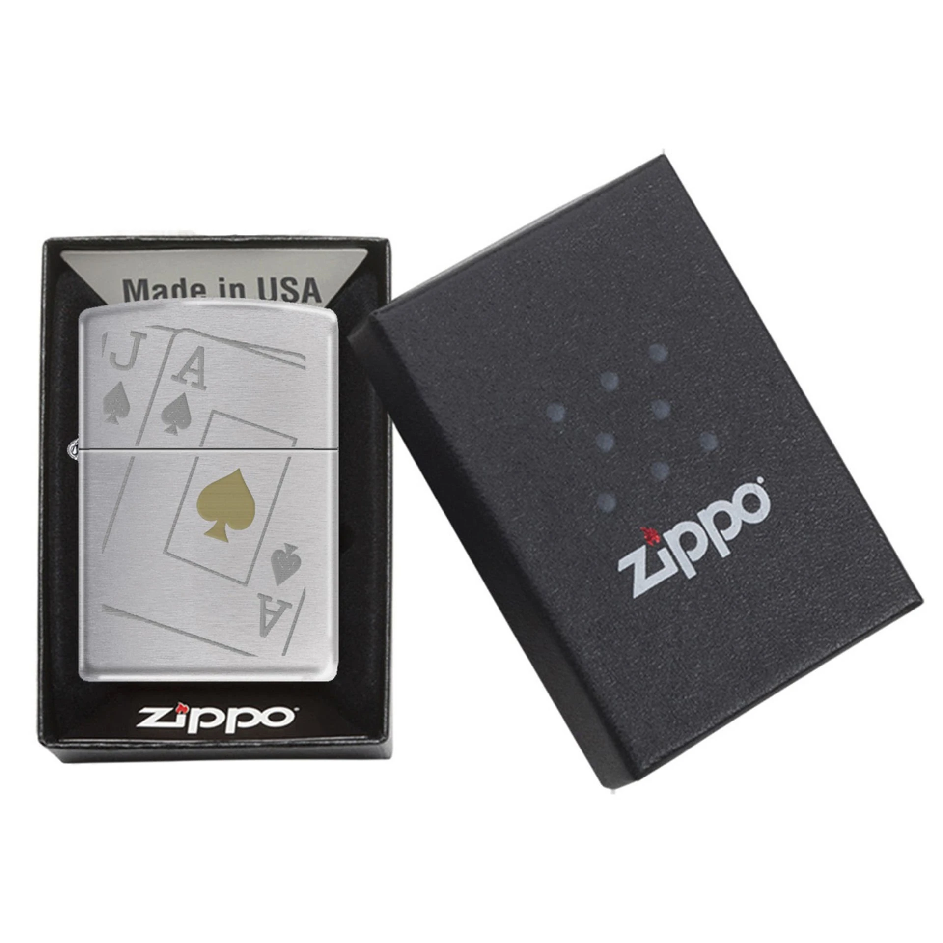 Zippo Spades Black Jack Çakmak 200-096144