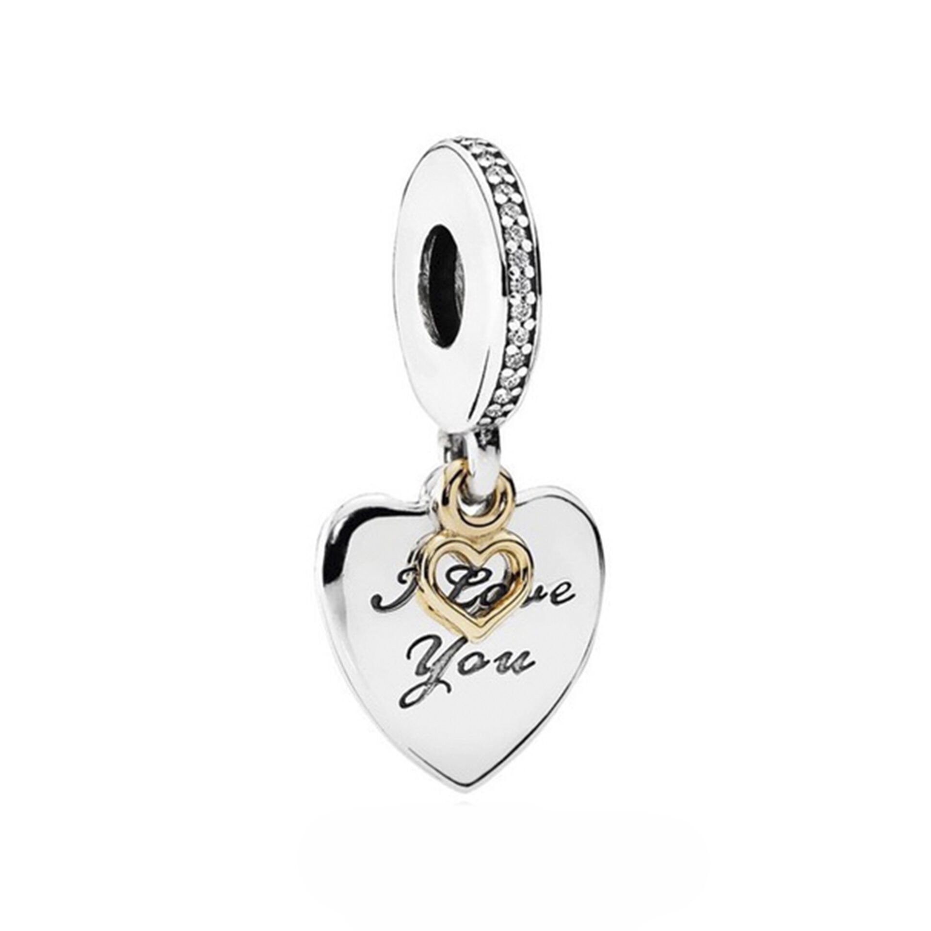 Nur Silver Kalp Gümüş Charm NUR-BL01056