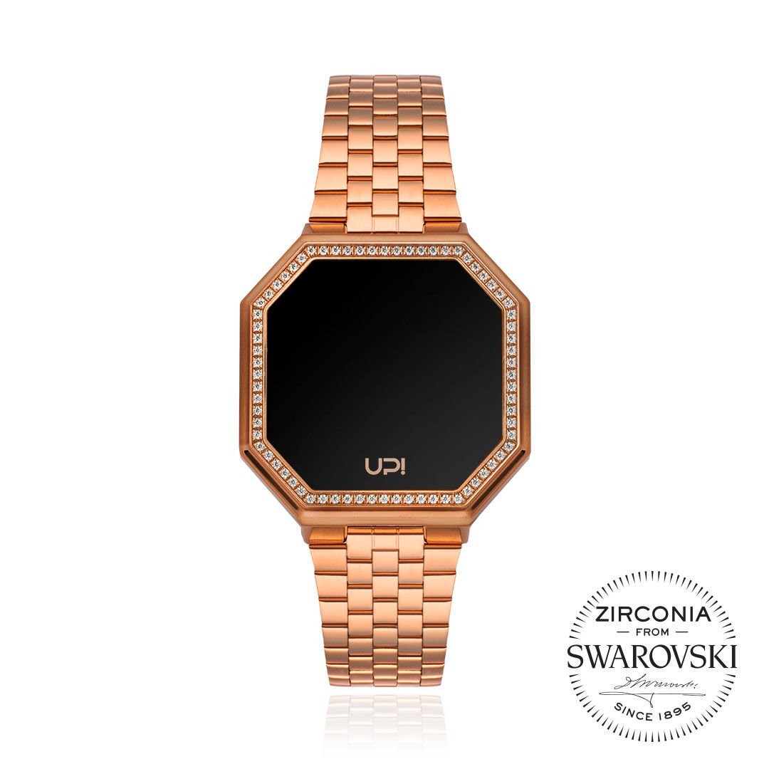UPWATCH EDGE MINI SWAN MATTE ROSE GOLD + 1456