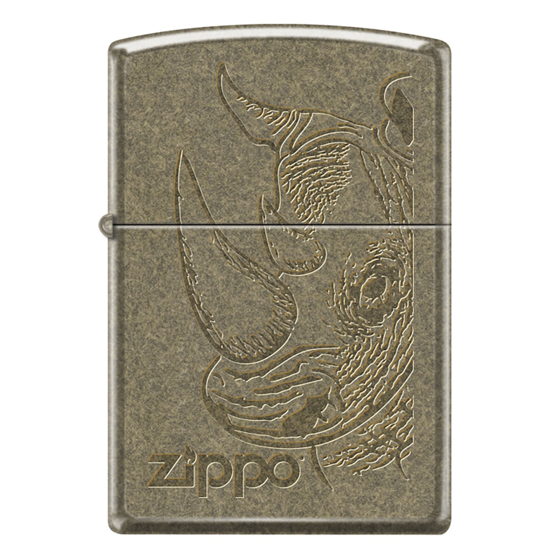 Zippo Big Five Rhino Head Çakmak 201FB-048991