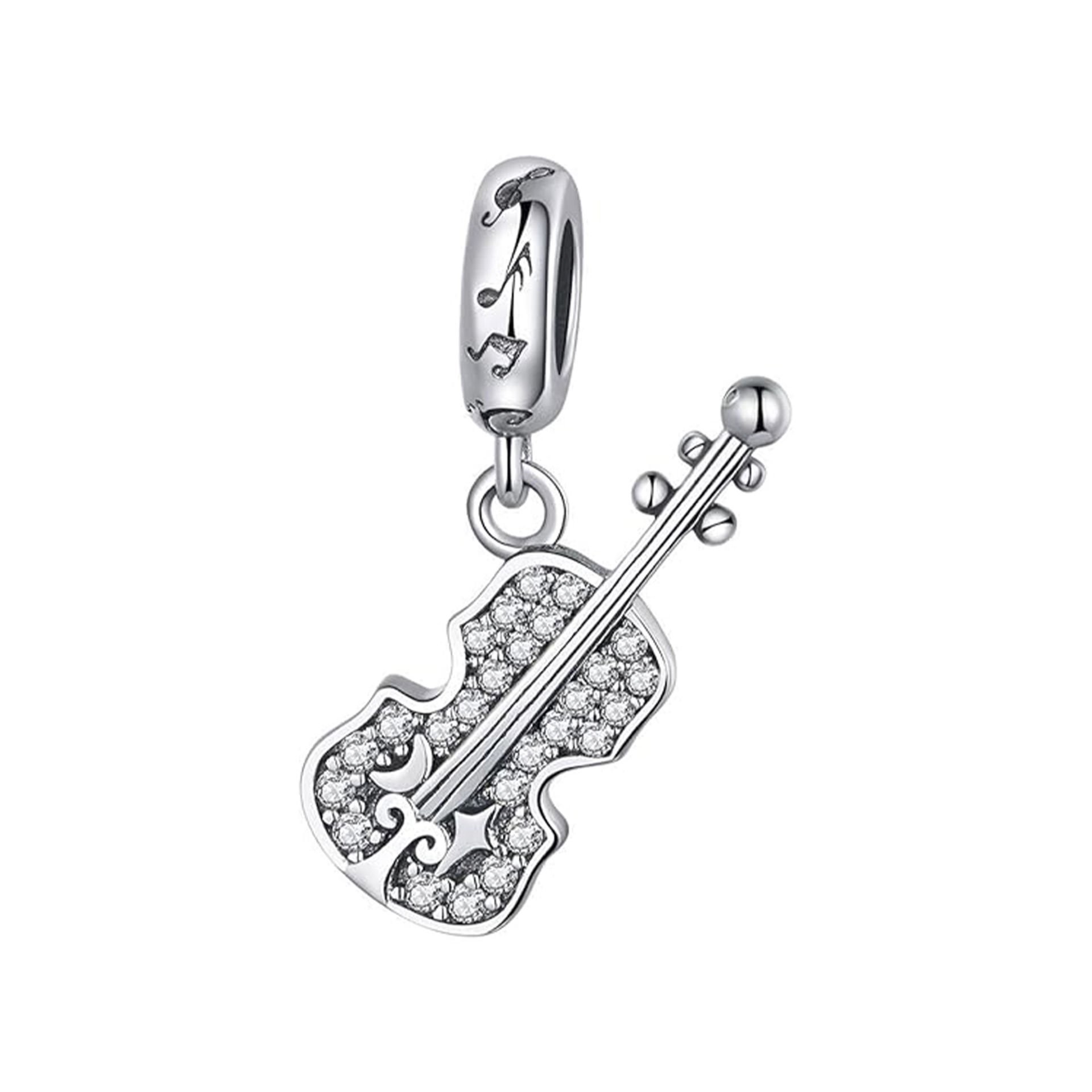 Nur Silver Keman Gümüş Charm NUR-BL00127