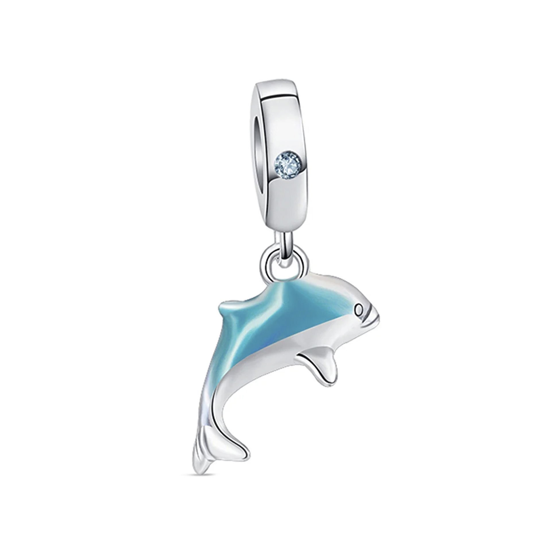 Nur Silver Yunus Balığı Gümüş Charm NUR-BL00054