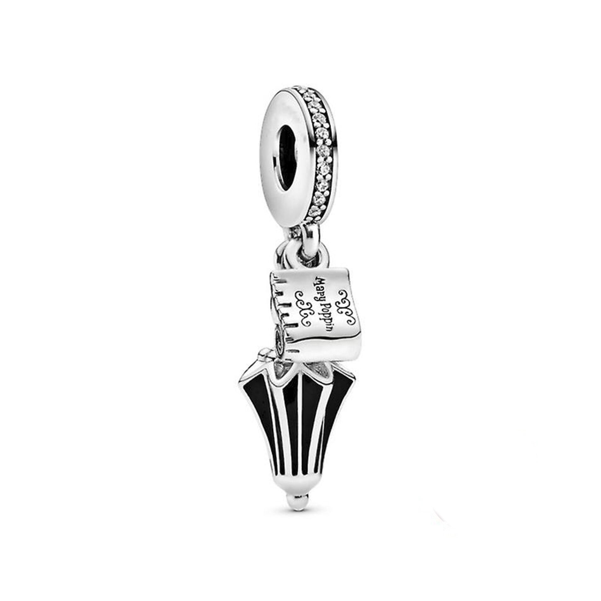 Nur Silver Disney Mary Poppins Şemsiye Gümüş Charm NUR-BL12415