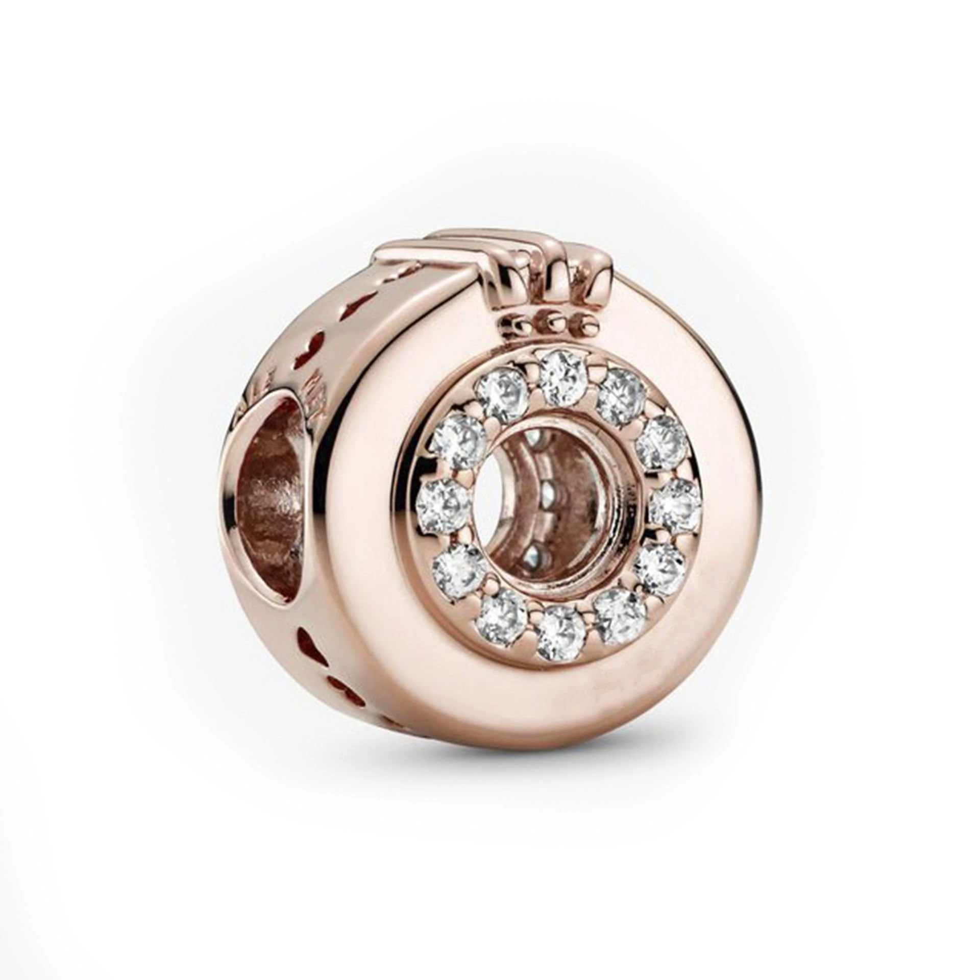 Nur Silver Pave Taç Gümüş Charm NUR-BL00047