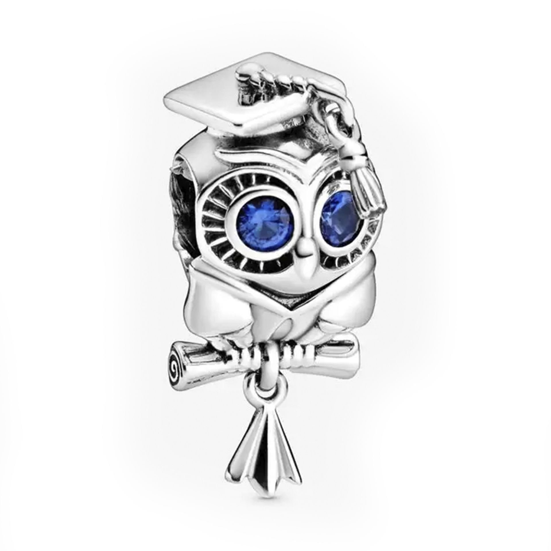 Nur Silver Baykuş Gümüş Charm NUR-BL00236
