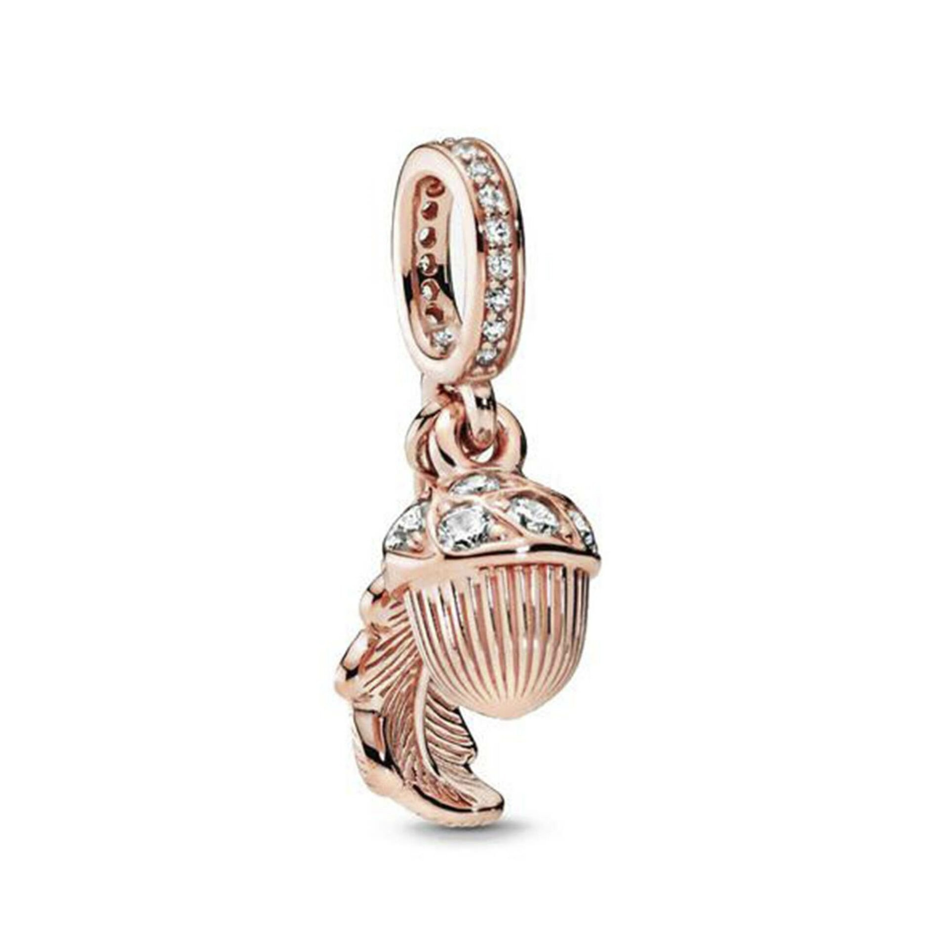 Nur Silver Sallantılı Meşe Palamudu Gümüş Charm NUR-BL12405