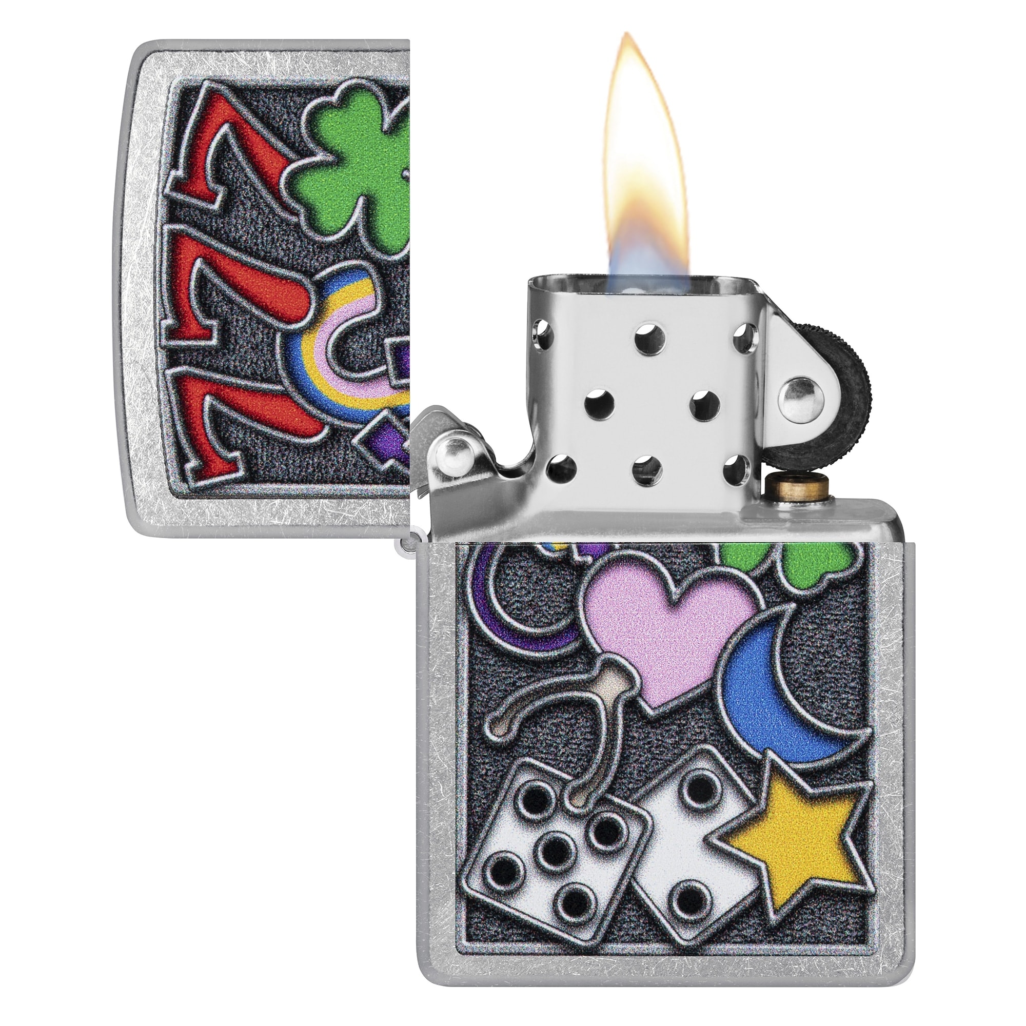 Zippo All Luck Design Çakmak - 48682-106799