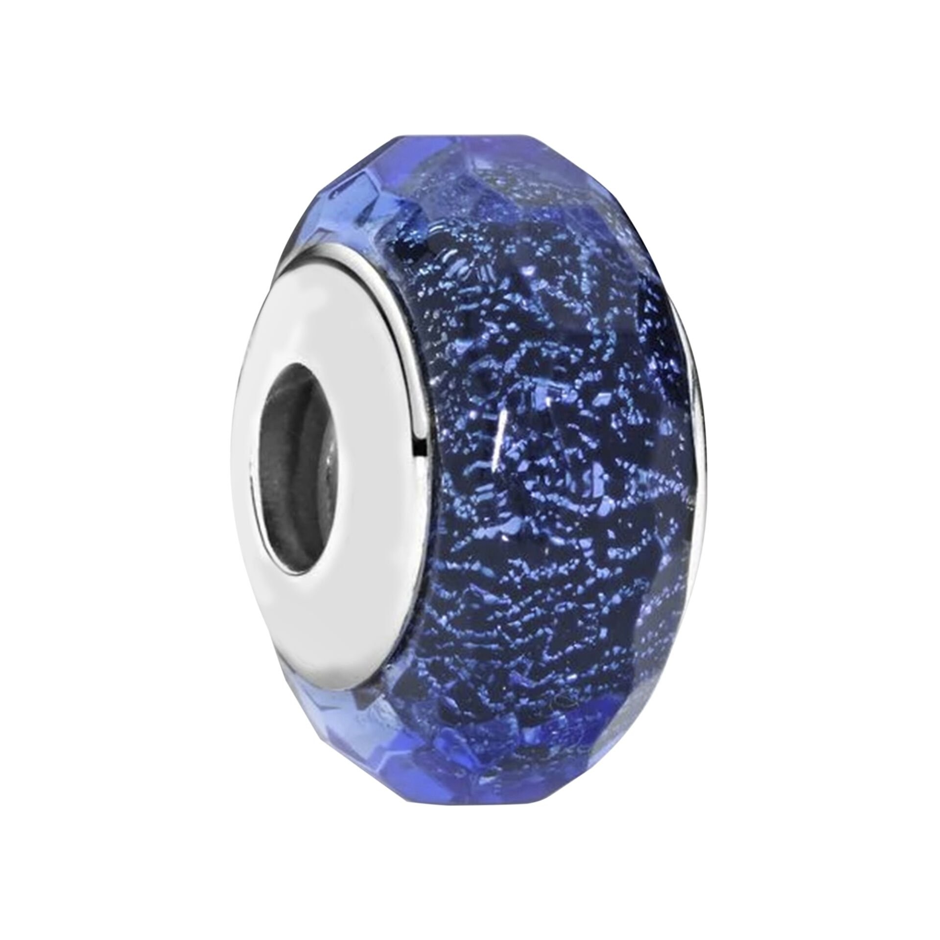 Nur Silver Murano Taşlı Gümüş Charm NUR-BL01121