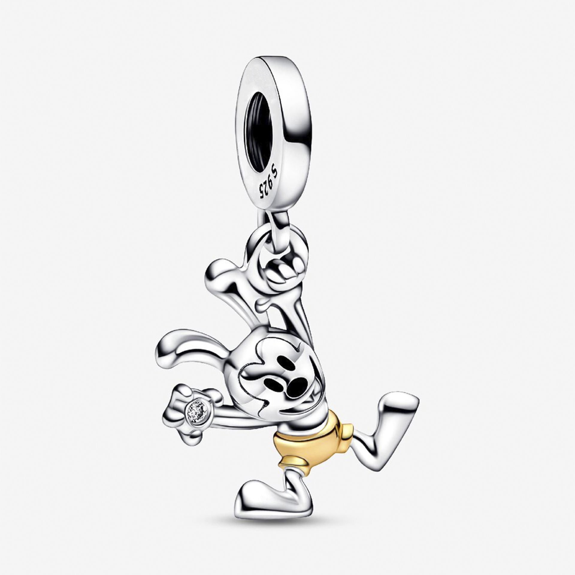 Nur Silver Oswald Laboratuvarda Yetiştirilen Taş Gümüş Sallantılı Charm NUR-CH00016