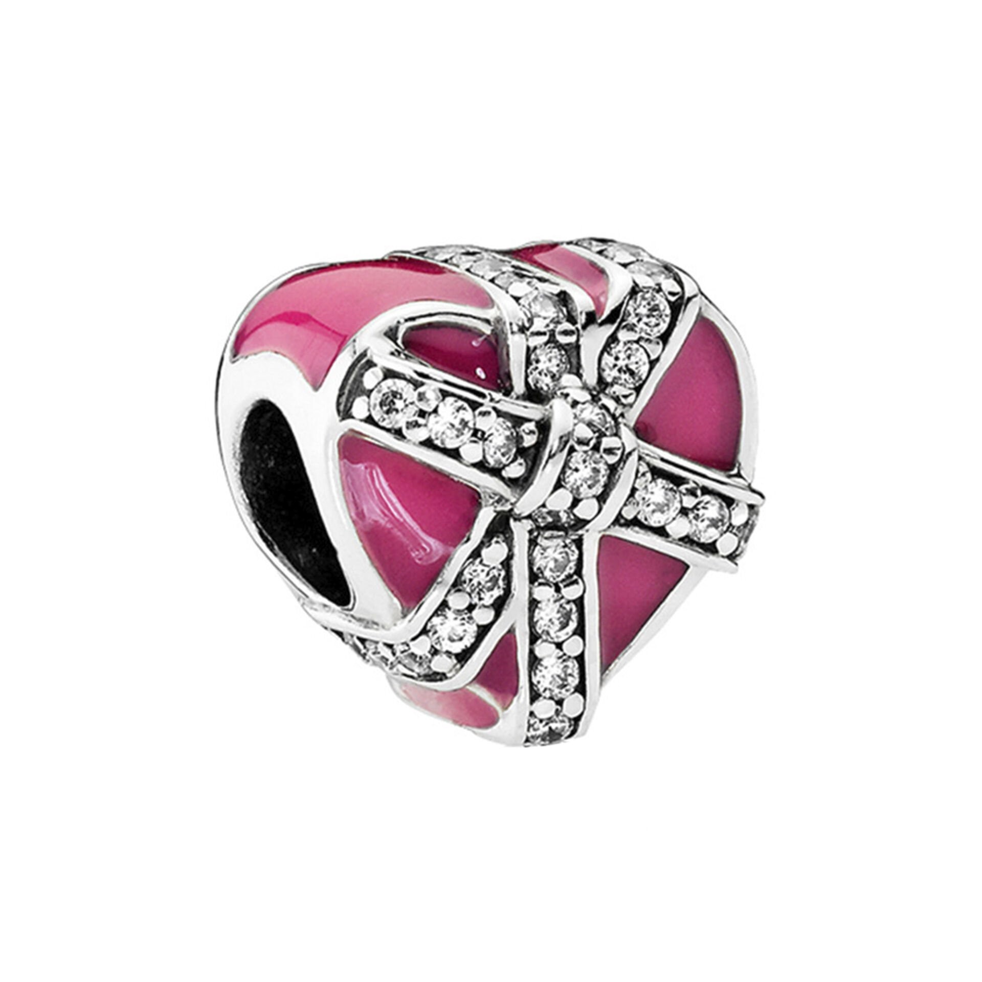 Nur Silver Kalpli Hediye Kutusu Gümüş Charm NUR-BL01297