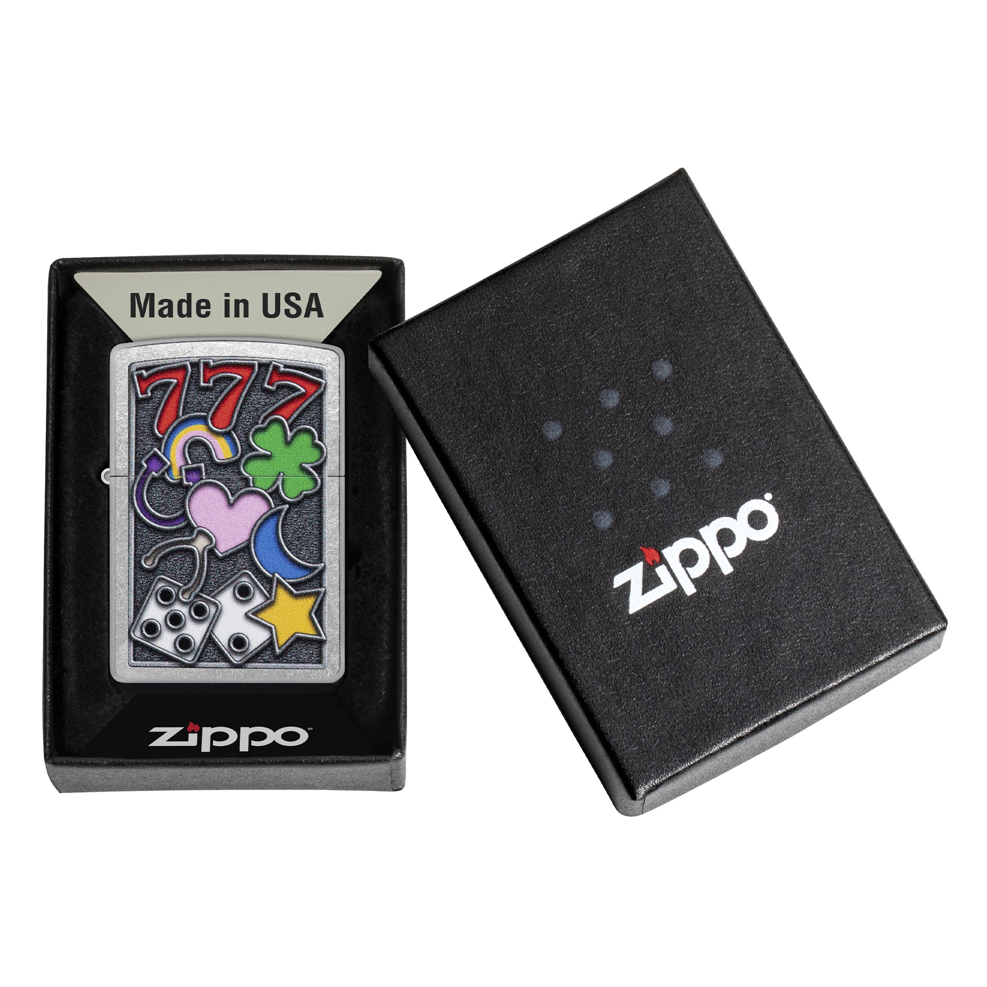 Zippo All Luck Design Çakmak - 48682-106799