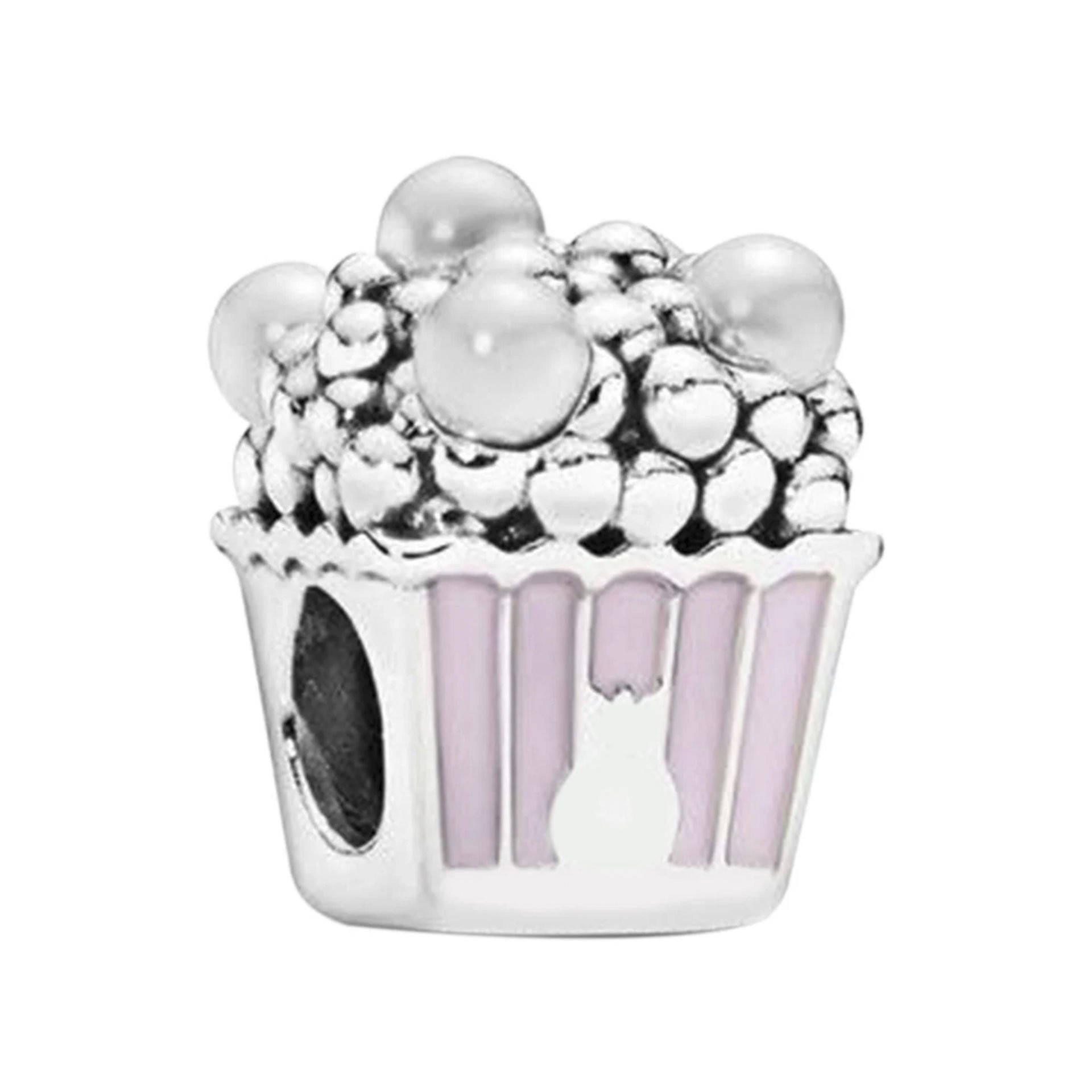 Nur Silver Patlamış Mısır Gümüş Charm NUR-BL01258