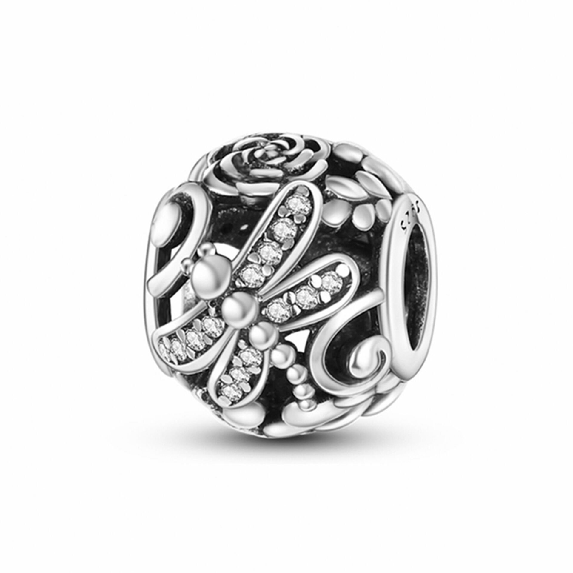 Nur Silver Yusufçuk Yuvarlak Gümüş Charm NUR-BL00221