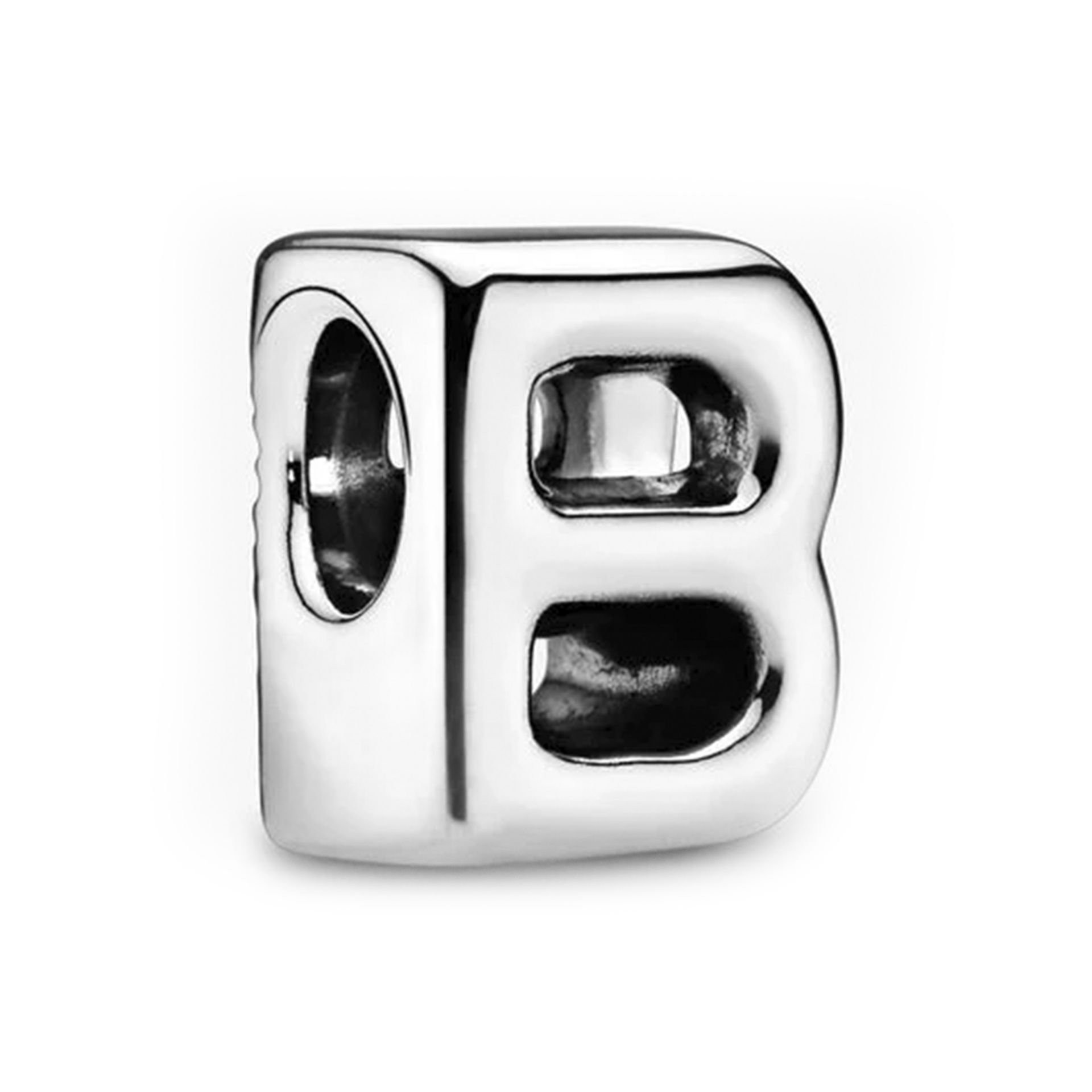 Nur Silver B Harfi Gümüş Charm NUR-BL02346