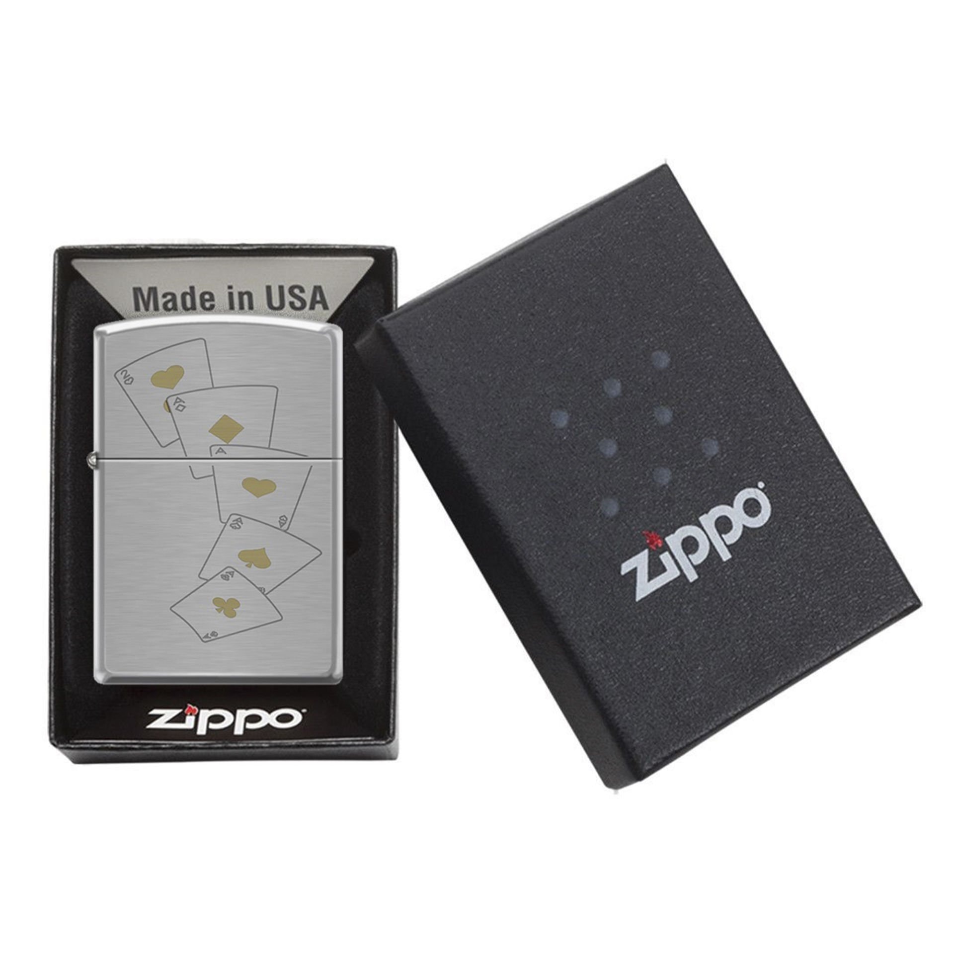 Zippo Shuffling Cards Design Çakmak 200-115810