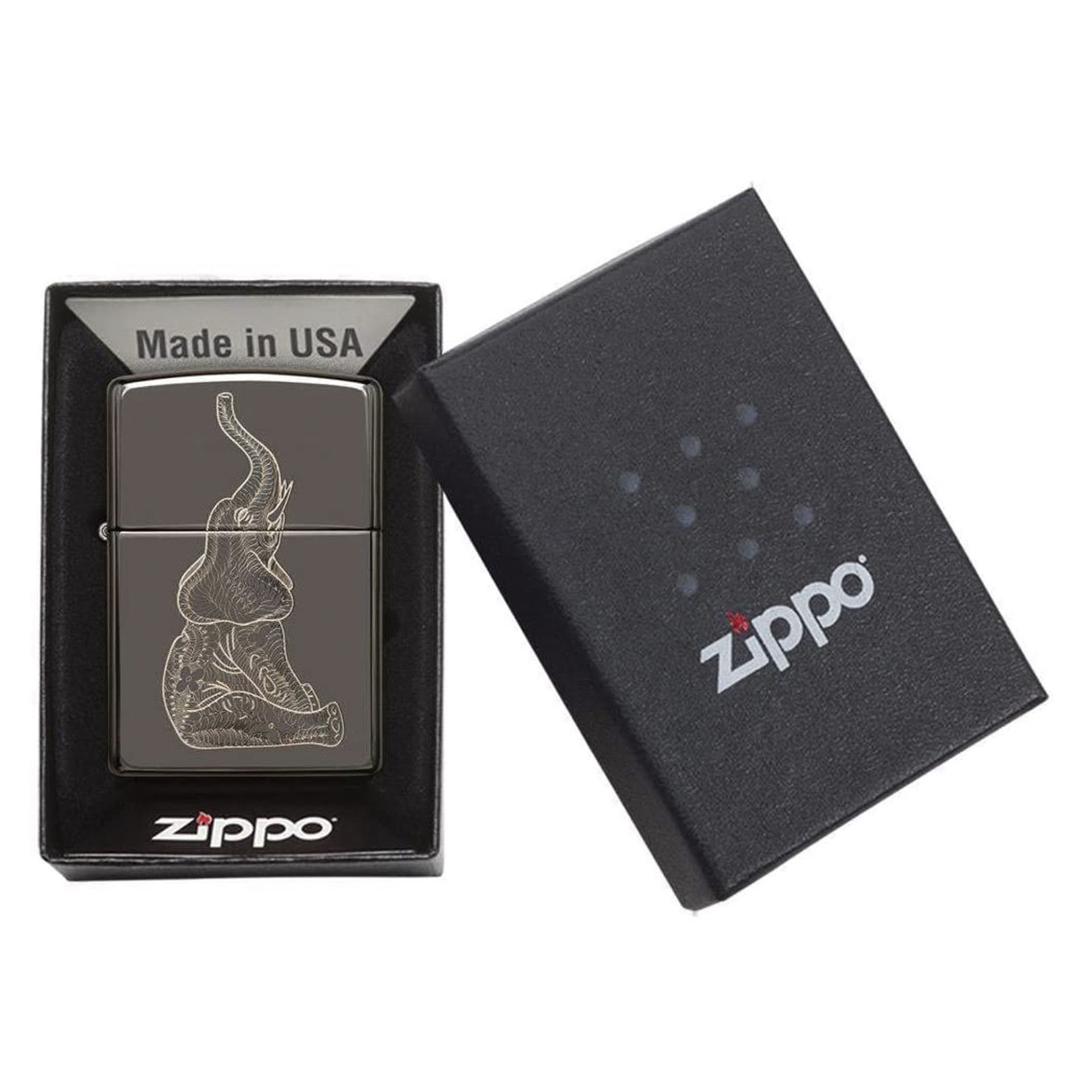 Zippo 150 Reg Black Ice Çakmak 150-071422