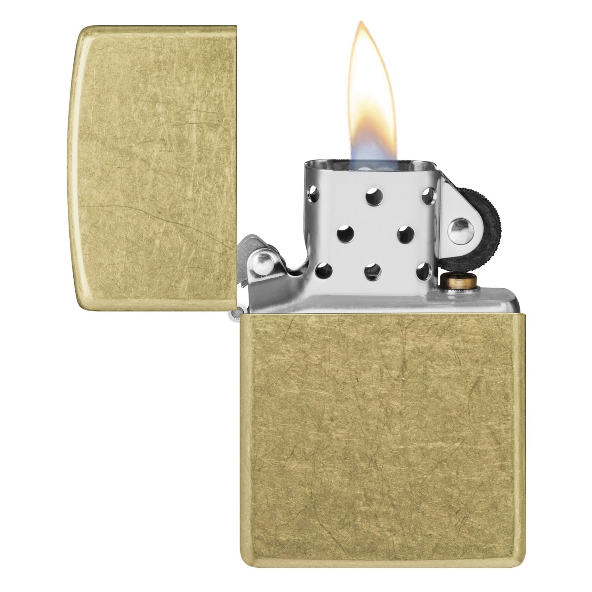 Zippo 48267 Regular Street Brass Çakmak 48267-103453