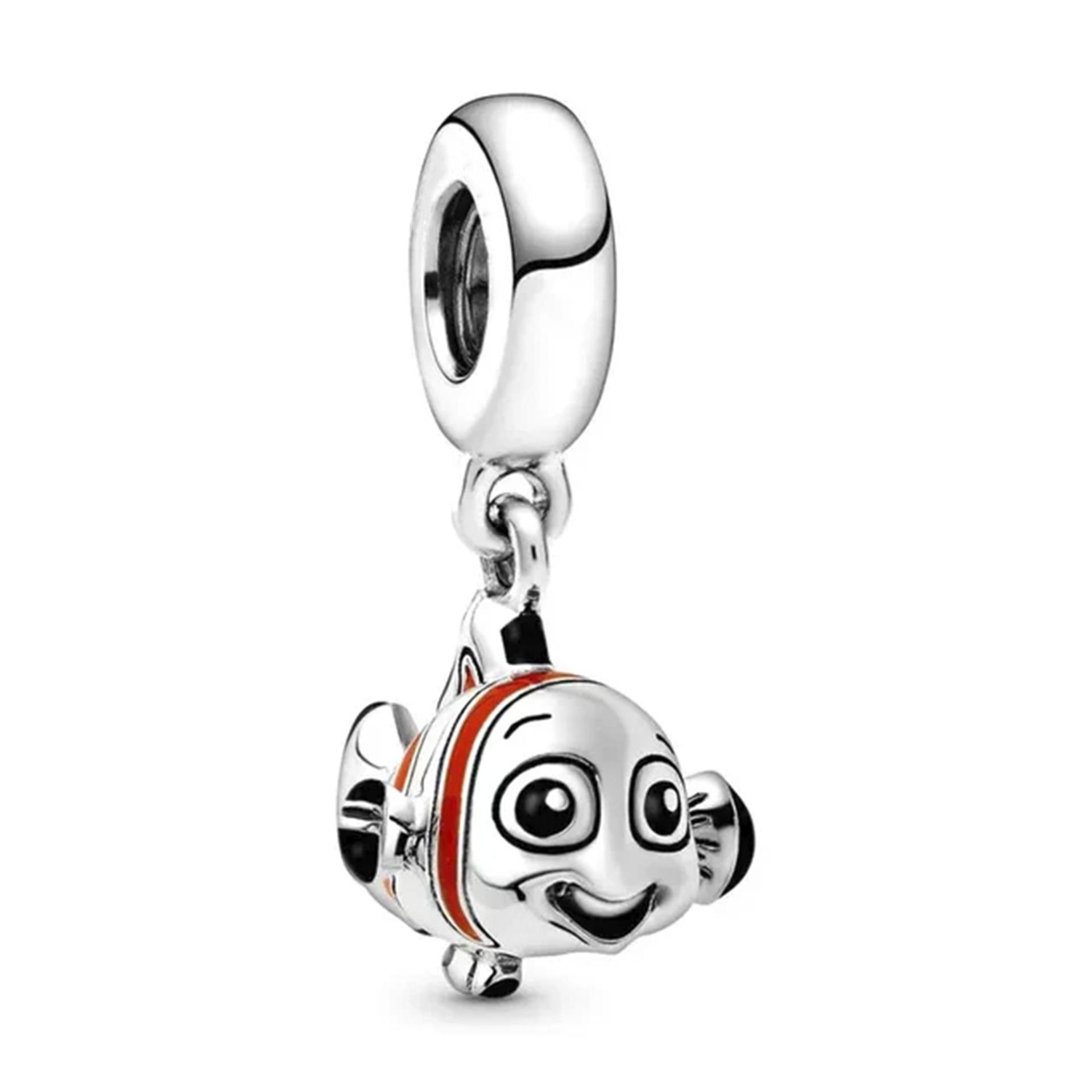 Nur Silver Sallantılı Balık Gümüş Charm NUR-BL07701