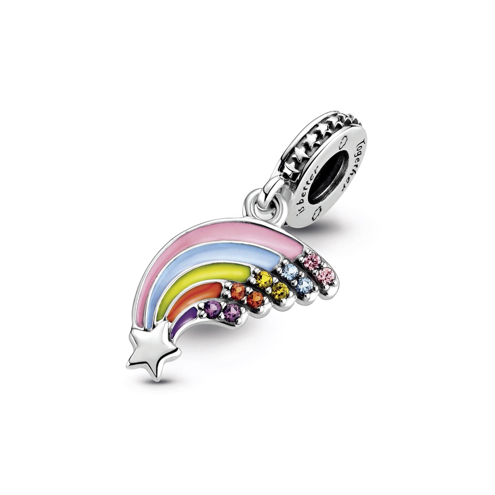 Nur Silver Gökkuşağı Gümüş Charm NUR-BL01321