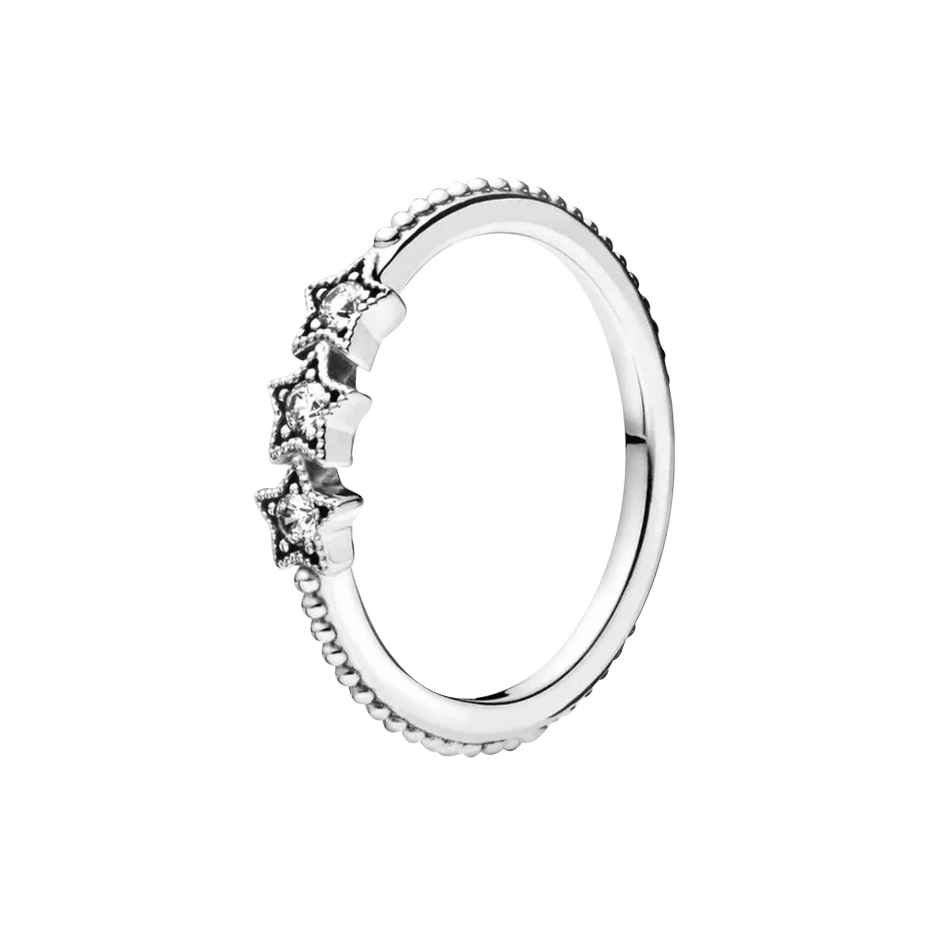 Nur Silver Yıldız Gümüş Yüzük NUR-YZ01492