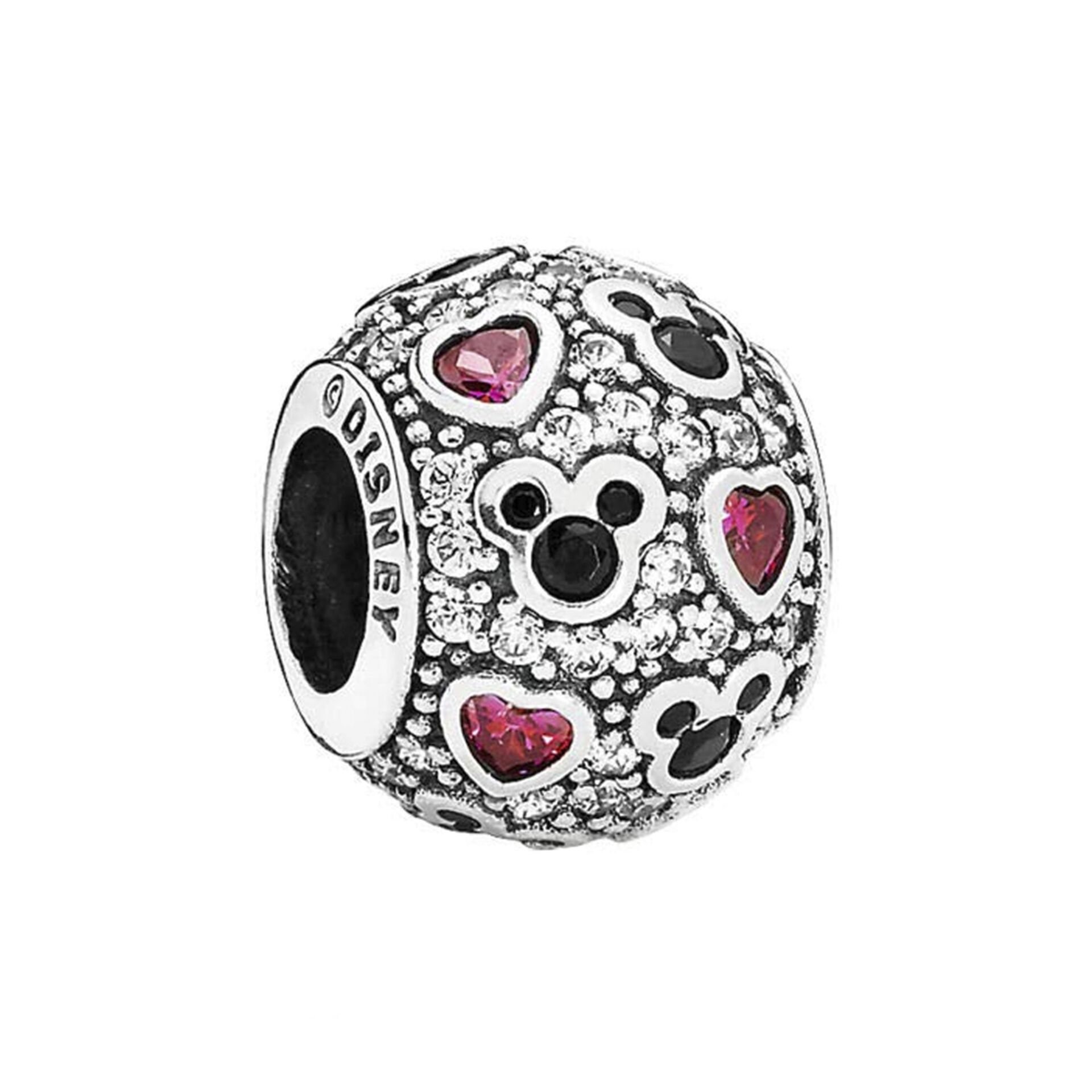 Nur Silver Mor Kalpli Gümüş Charm NUR-BL01776