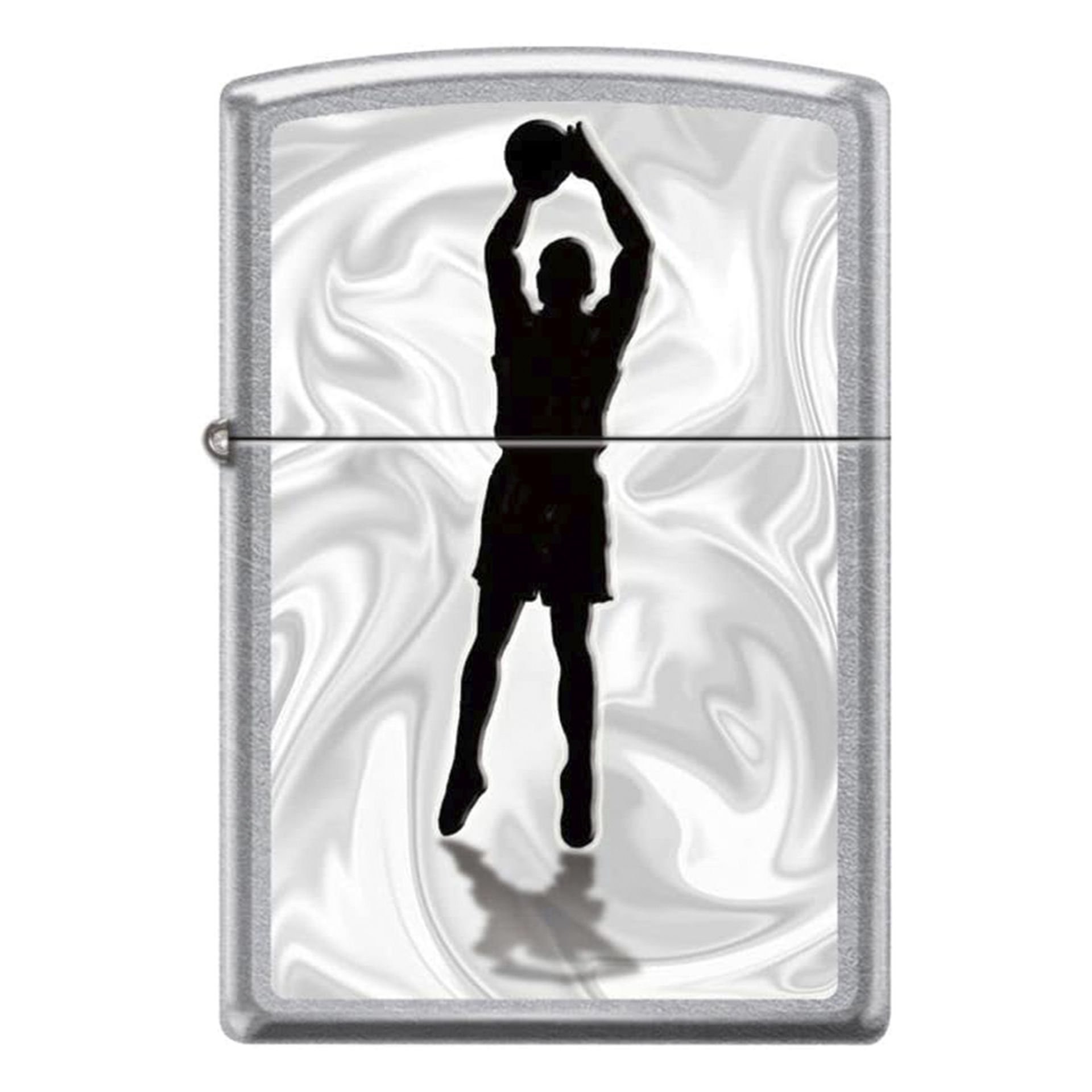 Zippo Basketball Player Shadow Street Chrome Çakmak 49007-00063-MODEL31