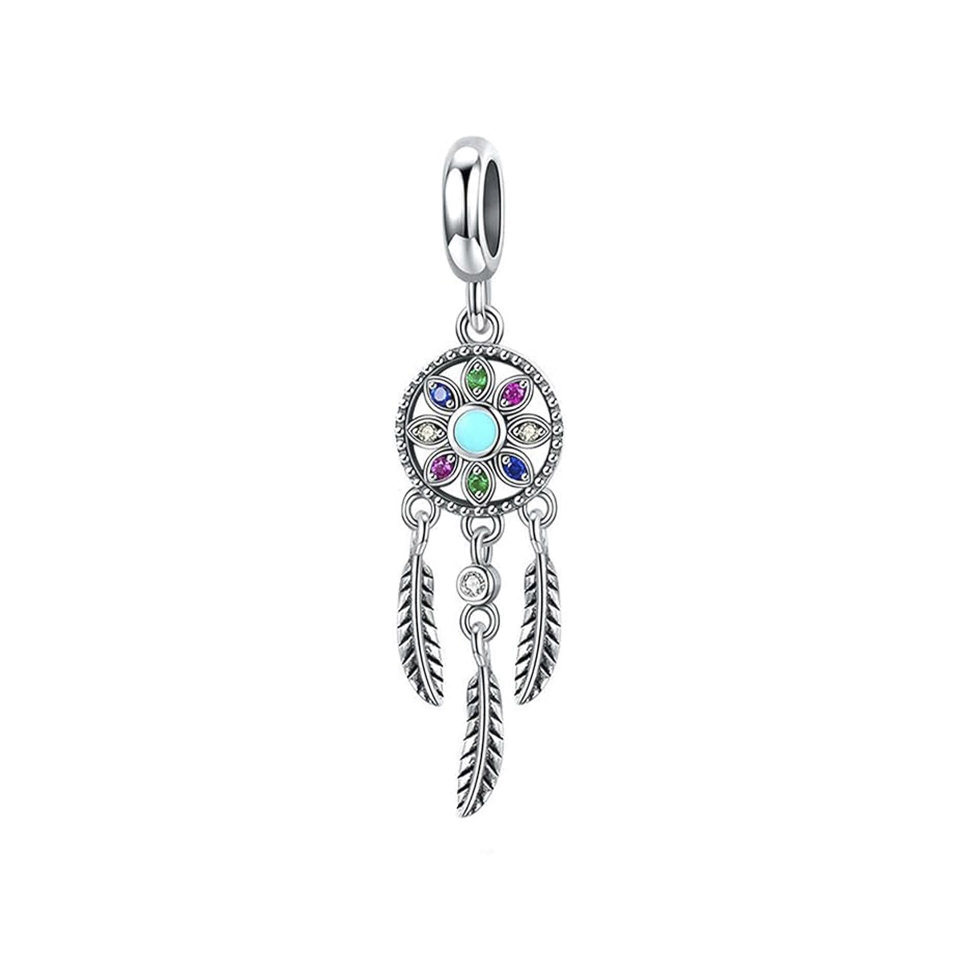 Nur Silver Sallantılı Düş Kapanı Gümüş Charm NUR-BL02001